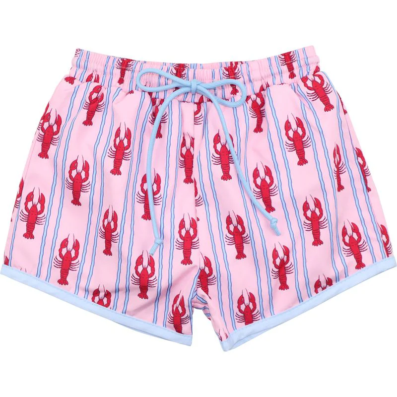 Lobster Swim Trunks