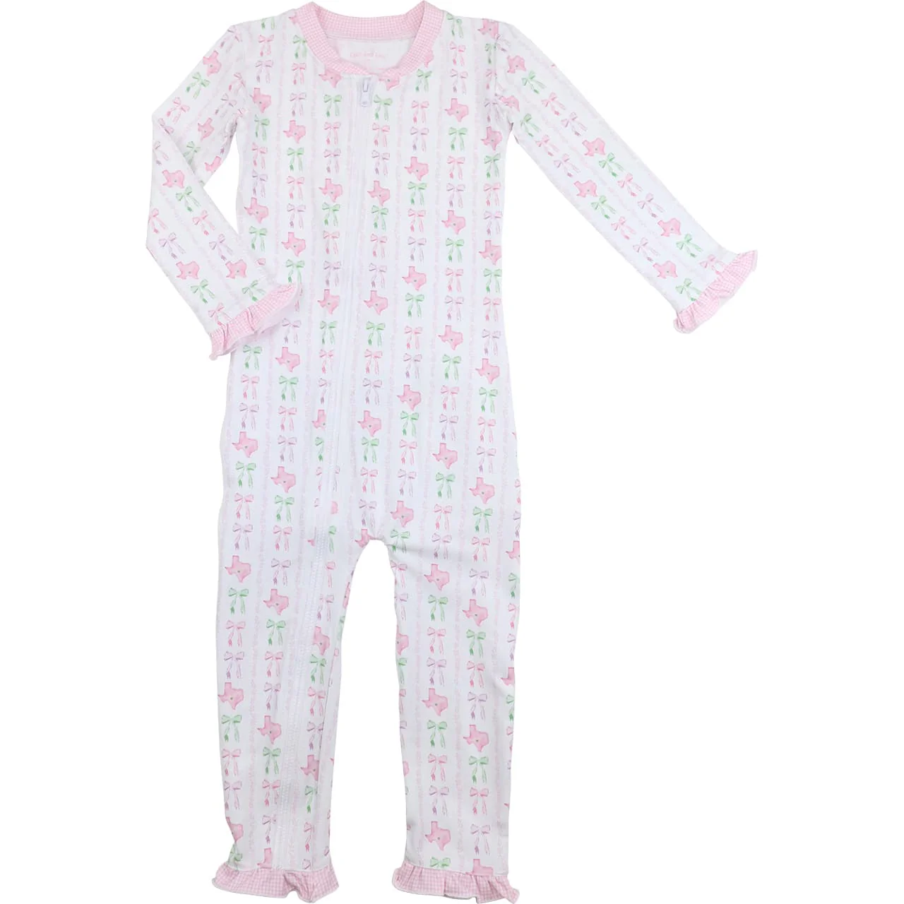 Love For The Hill Country Knit Zipper Pajamas - Image 5