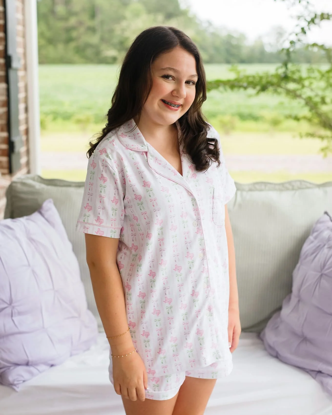 Love For The Hill Country Women's Knit Pajama Set - Image 3