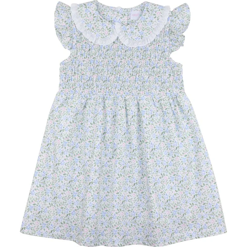 Mini Floral Smocked Dress