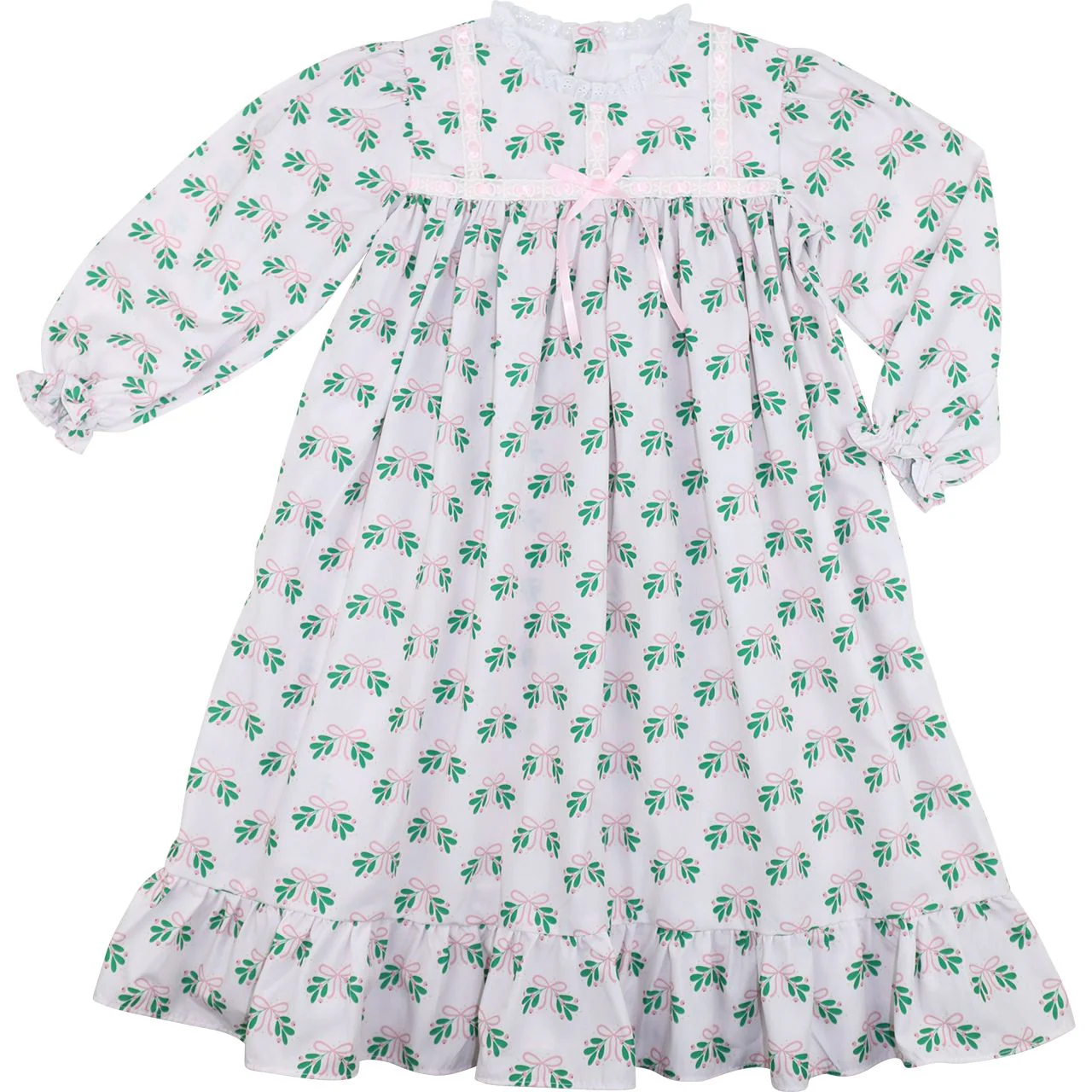 Mistletoe And Bow Night Gown