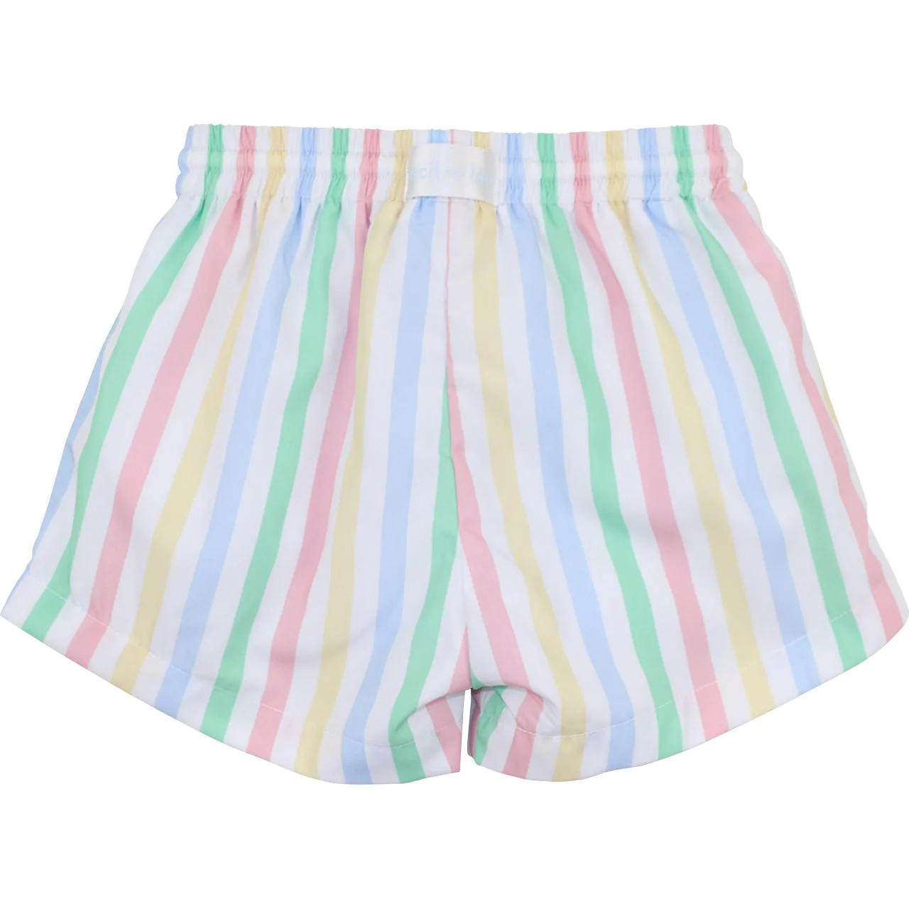 Pastel Striped Swim Trunks - Image 2