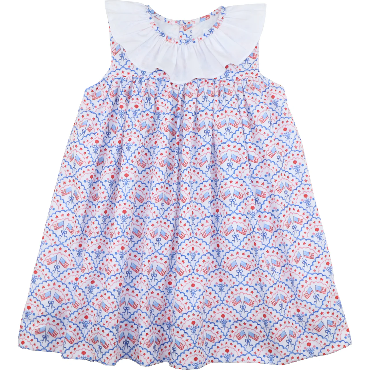 Patriotic Ruffle Dress