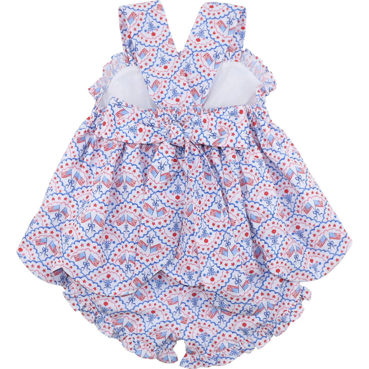 Patriotic Scalloped Short Set - Image 2