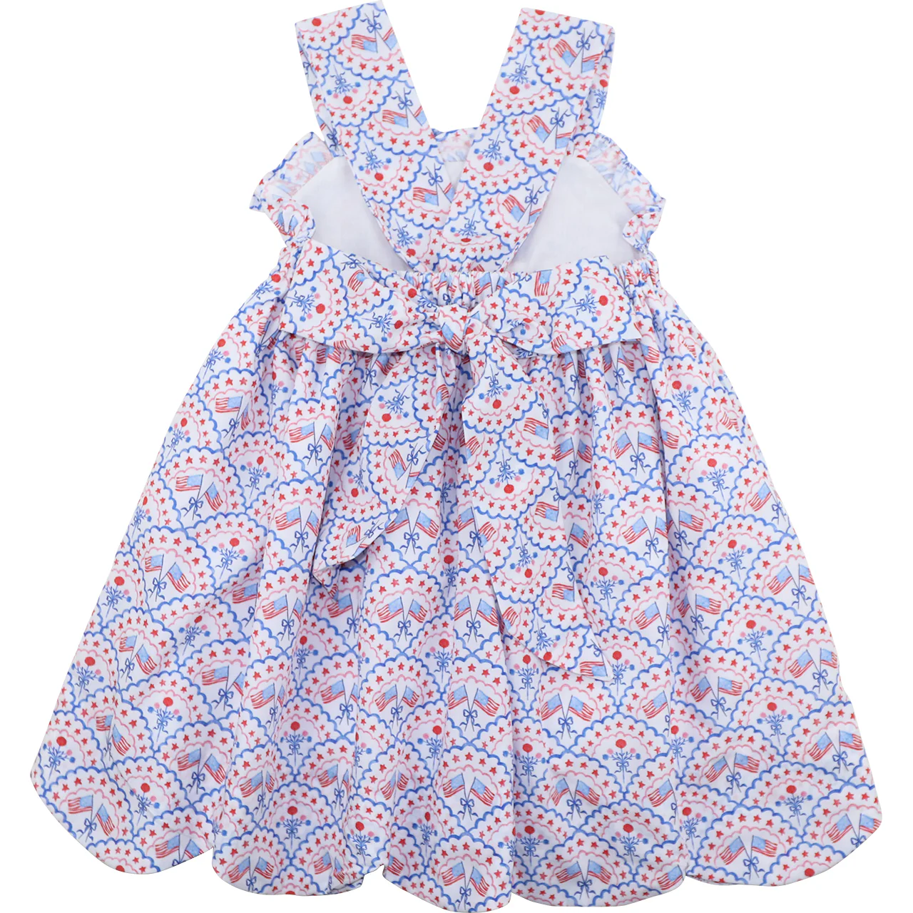 Patriotic Scalloped Sun Dress - Image 2