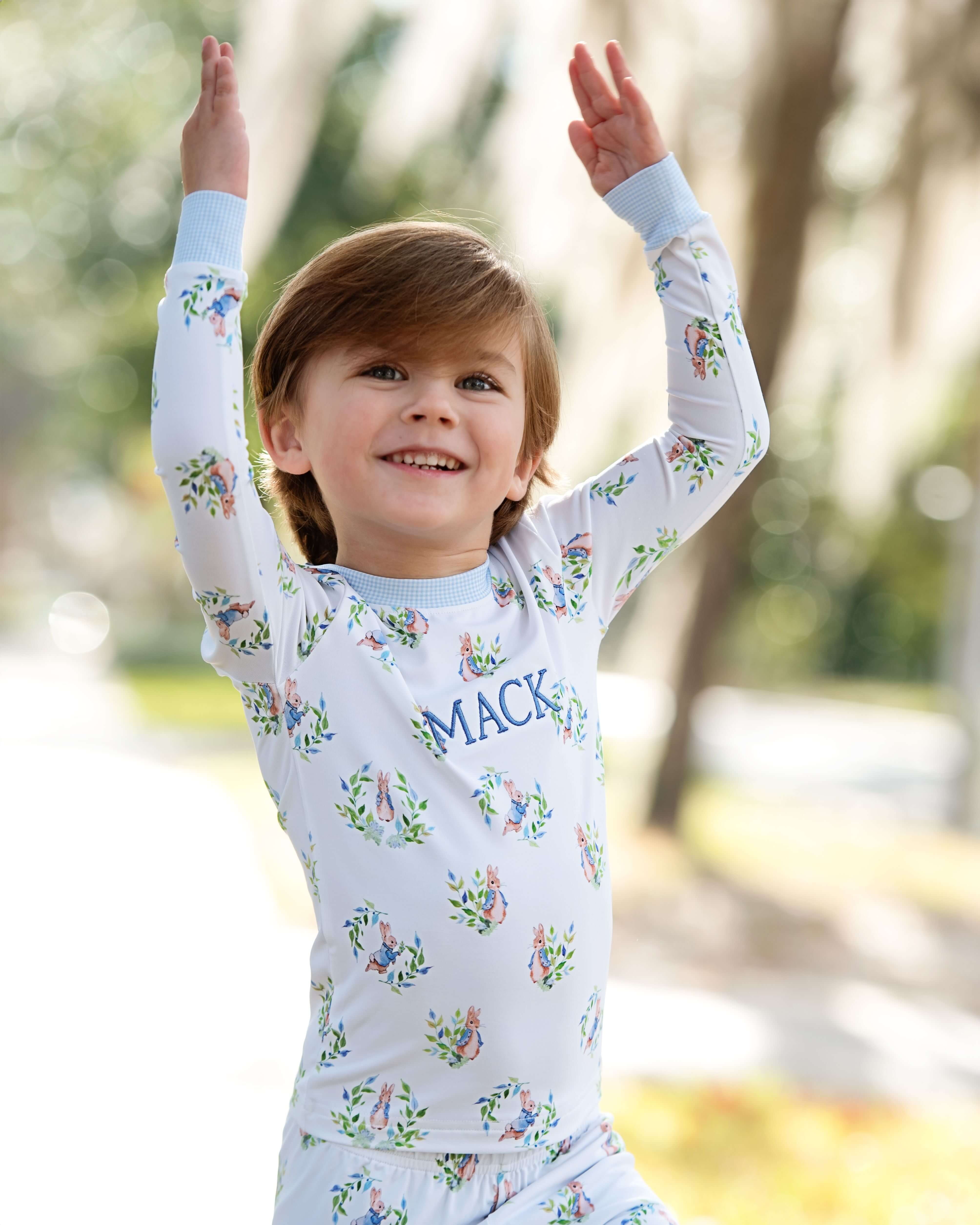 Peter Rabbit Bamboo Knit Pajamas - Image 2
