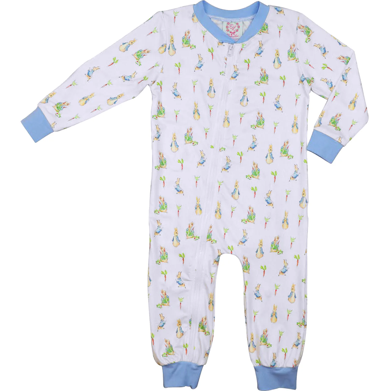 Peter Rabbit Knit Zipper Pajamas - Image 2
