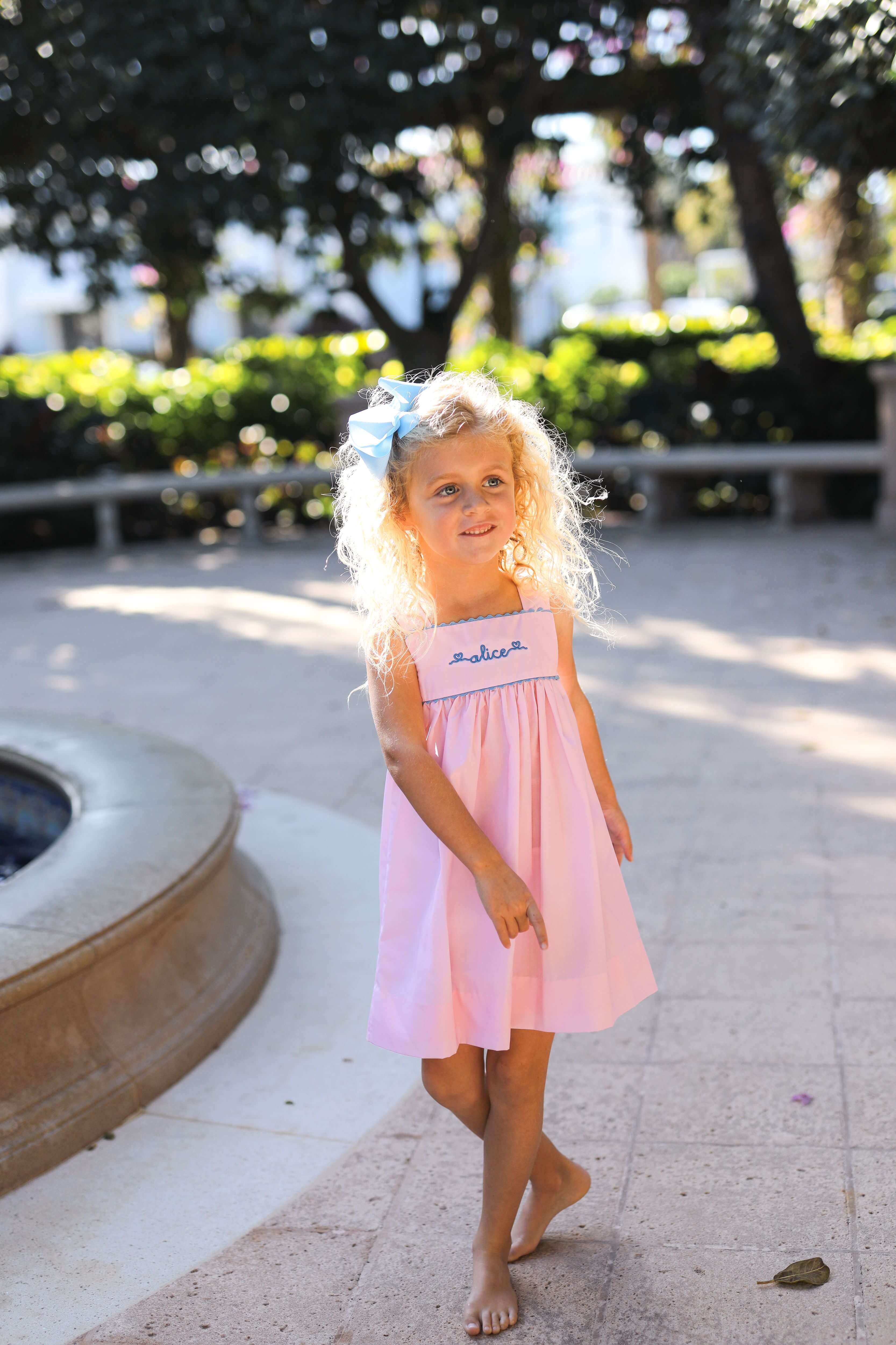 Pink And Blue Sun Dress - Image 2