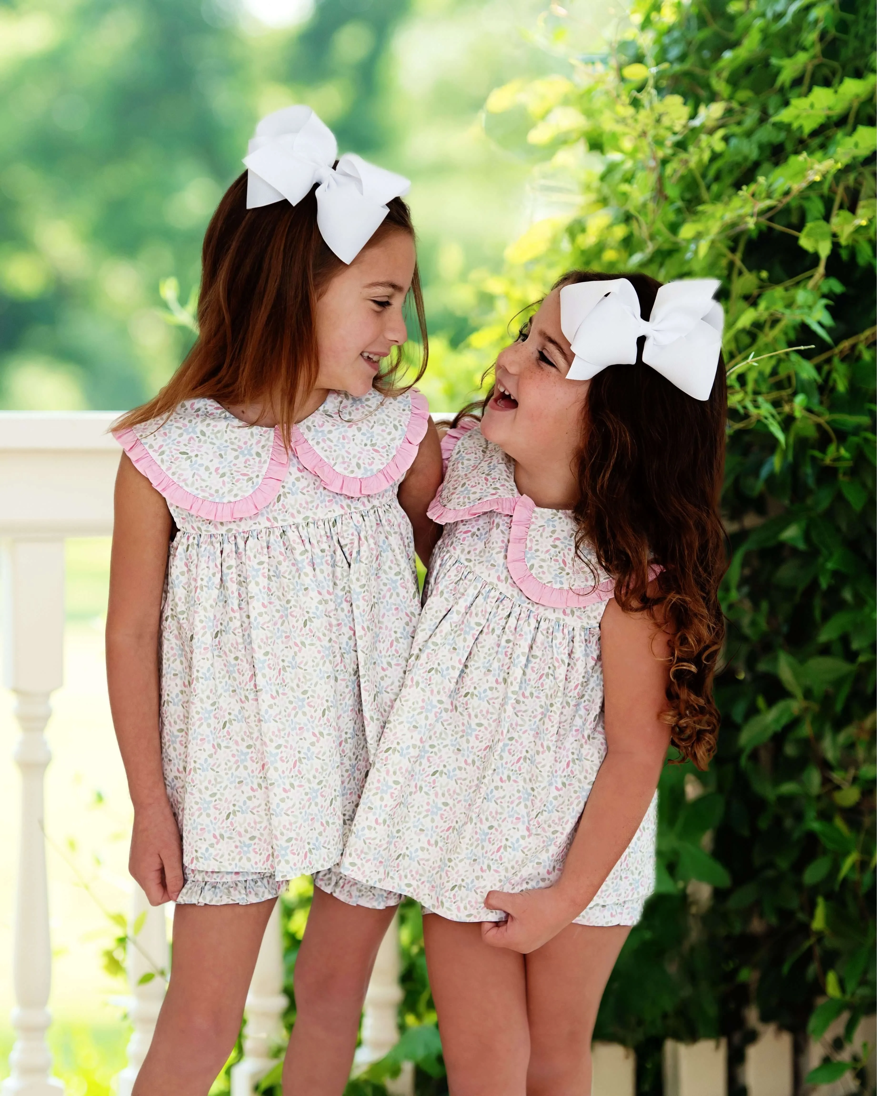 Pink And Green Floral Diaper Set - Image 3