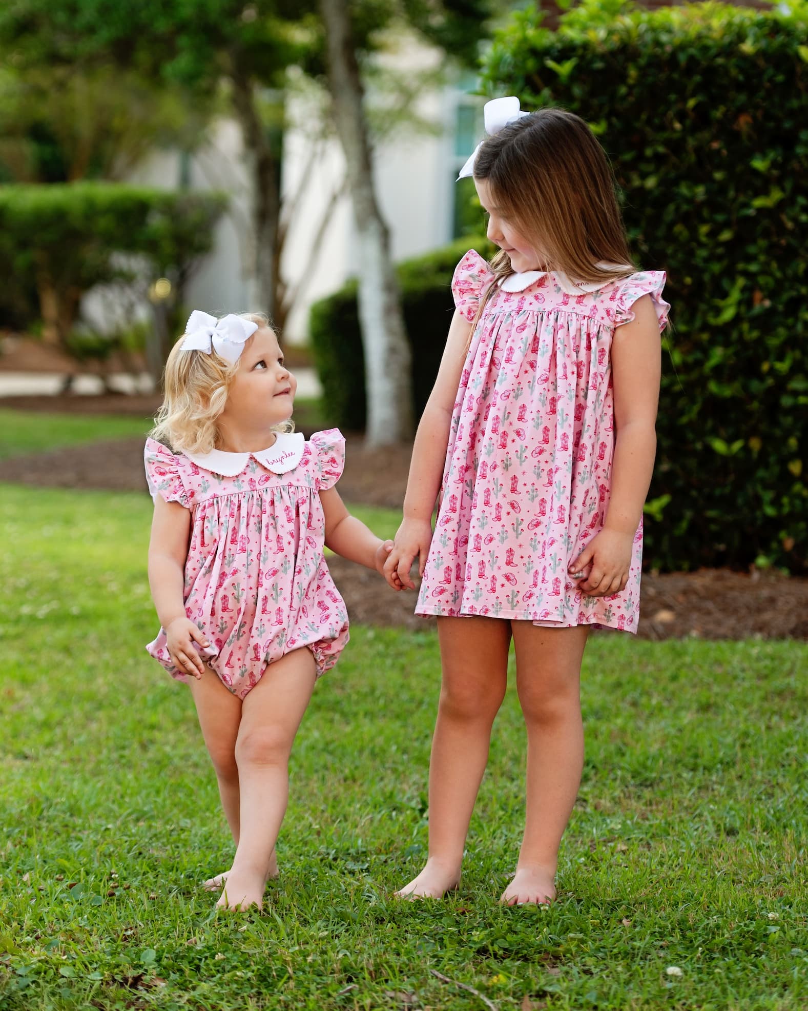Pink And Green Knit Rodeo Dress - Image 3