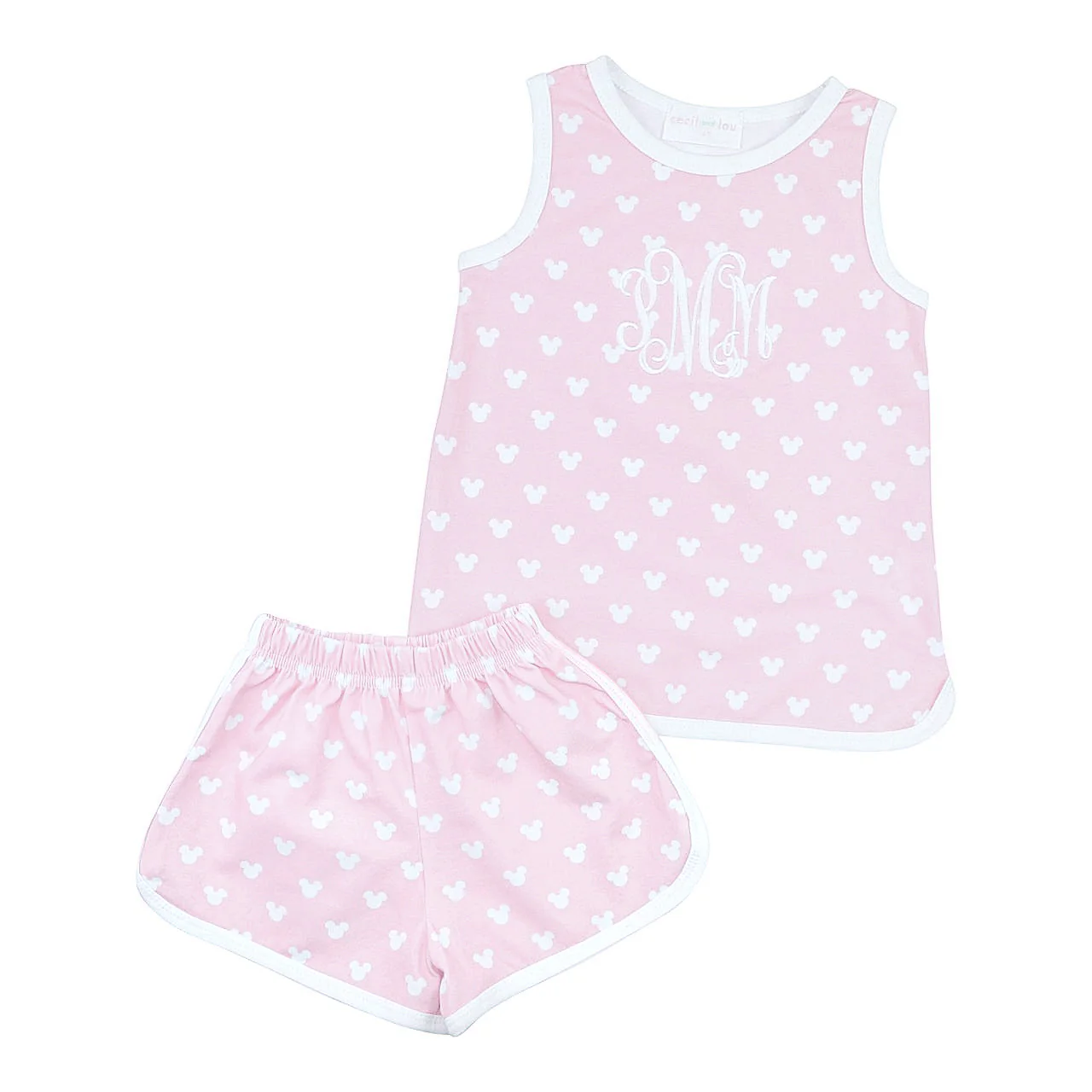 Pink And White Mouse Ears Knit Play Set