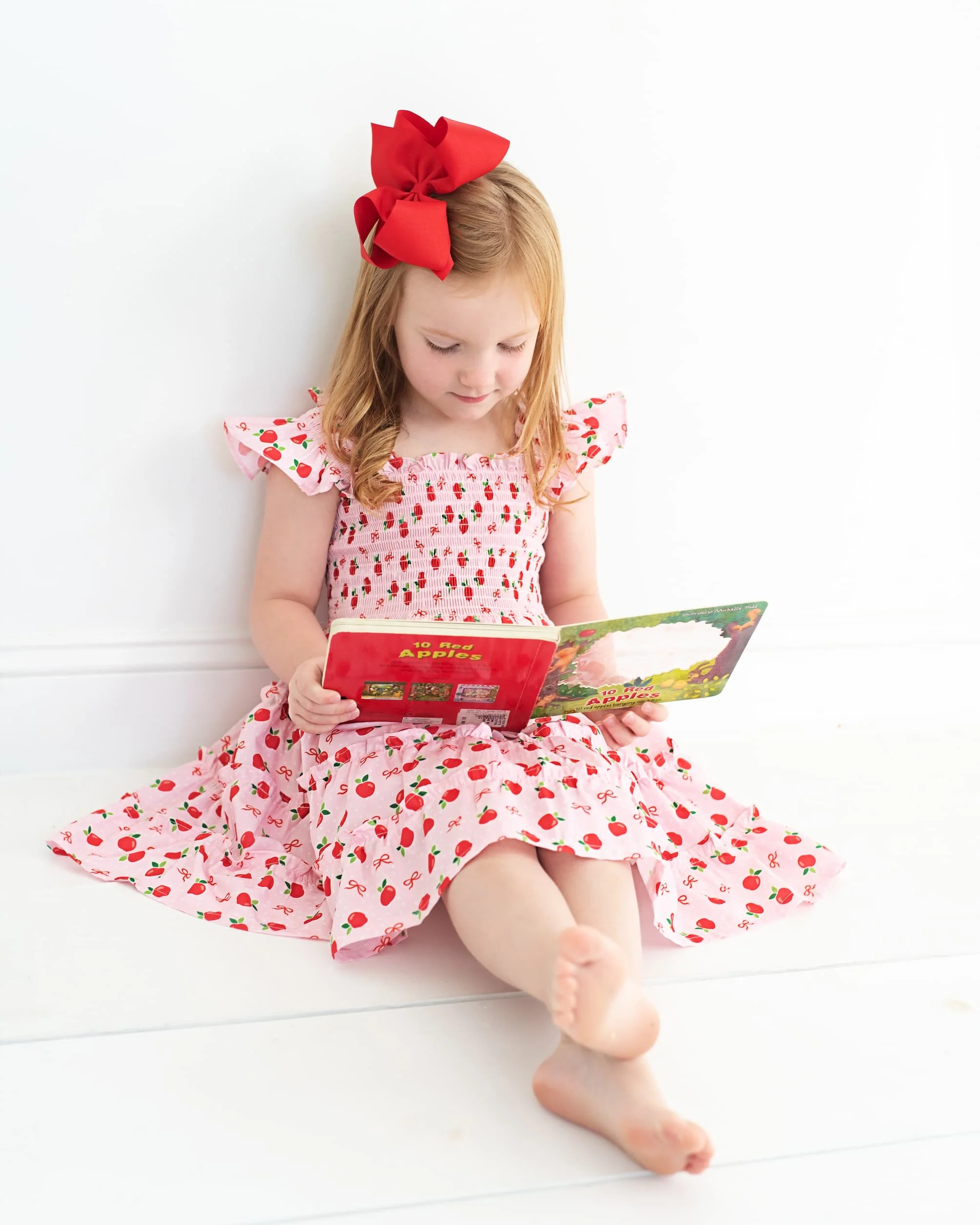 Pink Apple And Bow Dress - Image 2