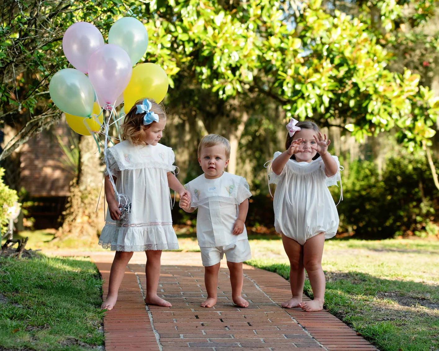 Pink Birthday Balloon Heirloom Dress - Image 4