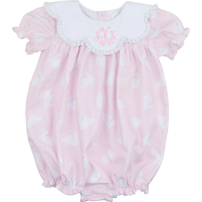 Pink Bunny Print Bubble