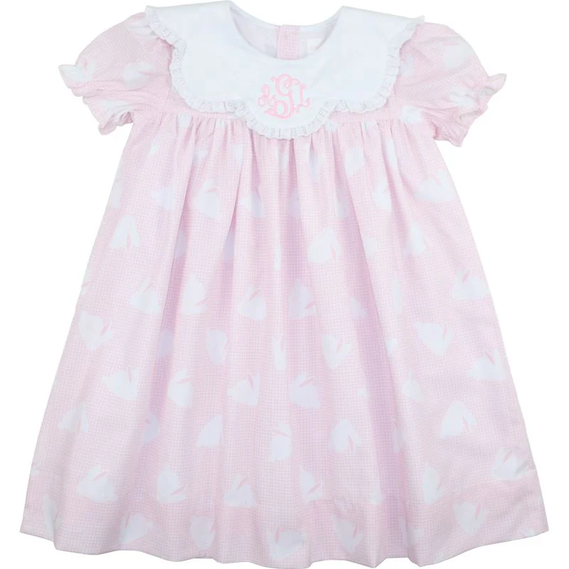 Pink Bunny Print Dress