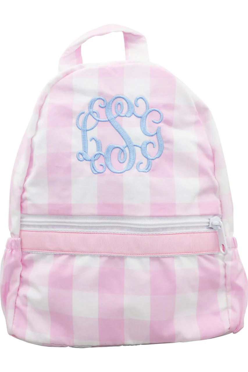 Pink Check Backpack - Image 2