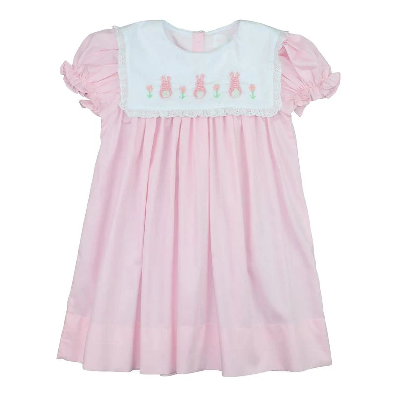 Pink Crochet Bunny Dress