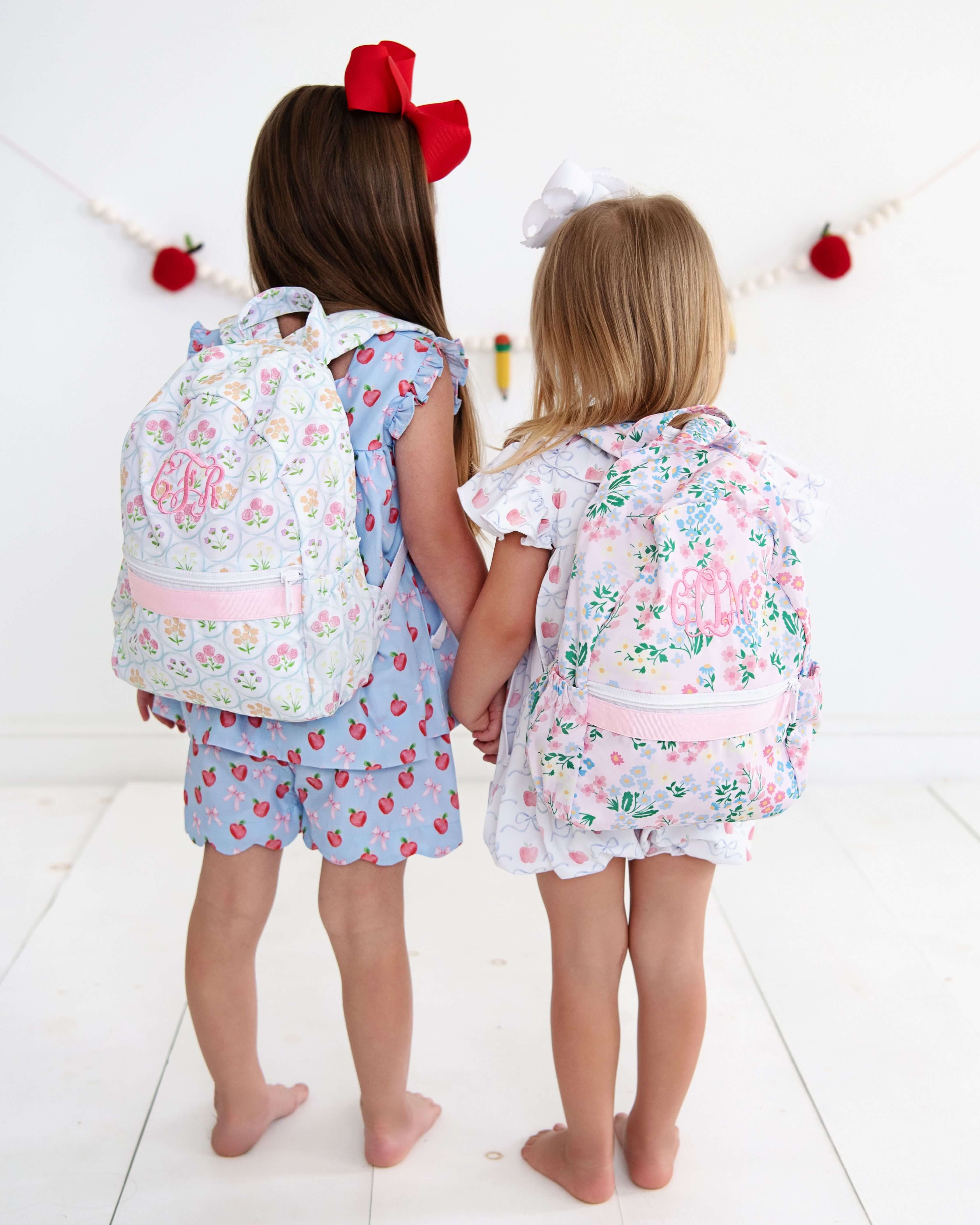 Pink Floral Backpack - Image 2