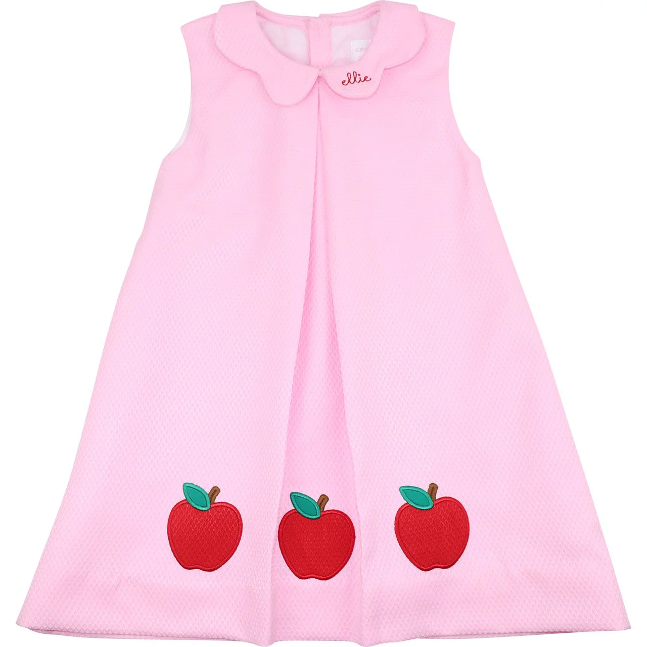 Pink Honeycomb Apple Dress