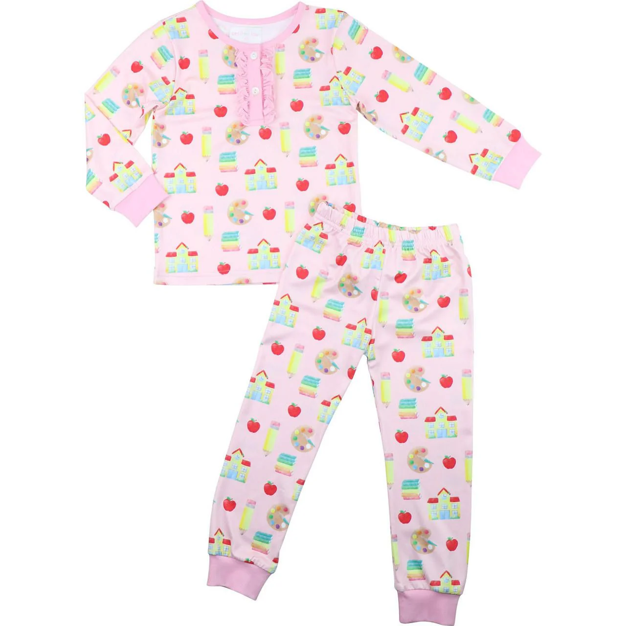 Pink Back To School Pajamas