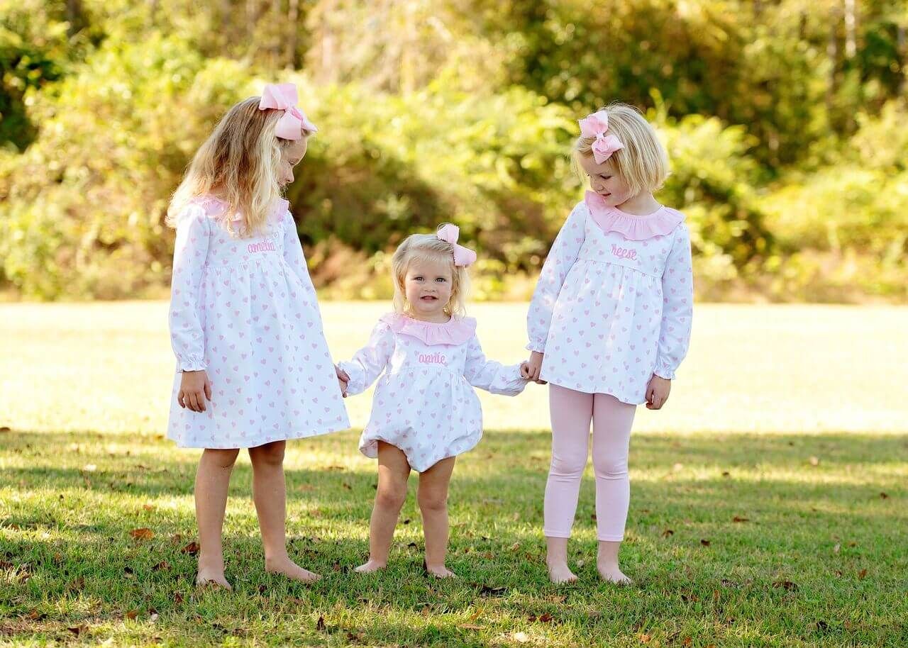 Pink Knit Hearts Legging Set - Image 3