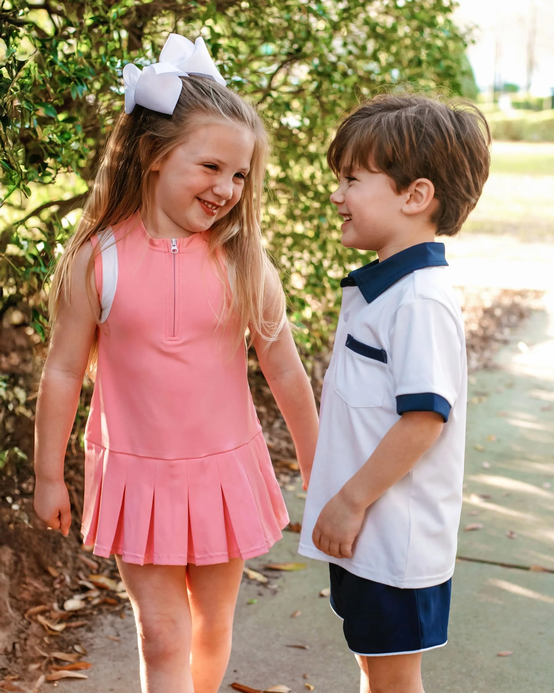 Pink Lycra Tennis Dress (Shorts Included) - Image 4