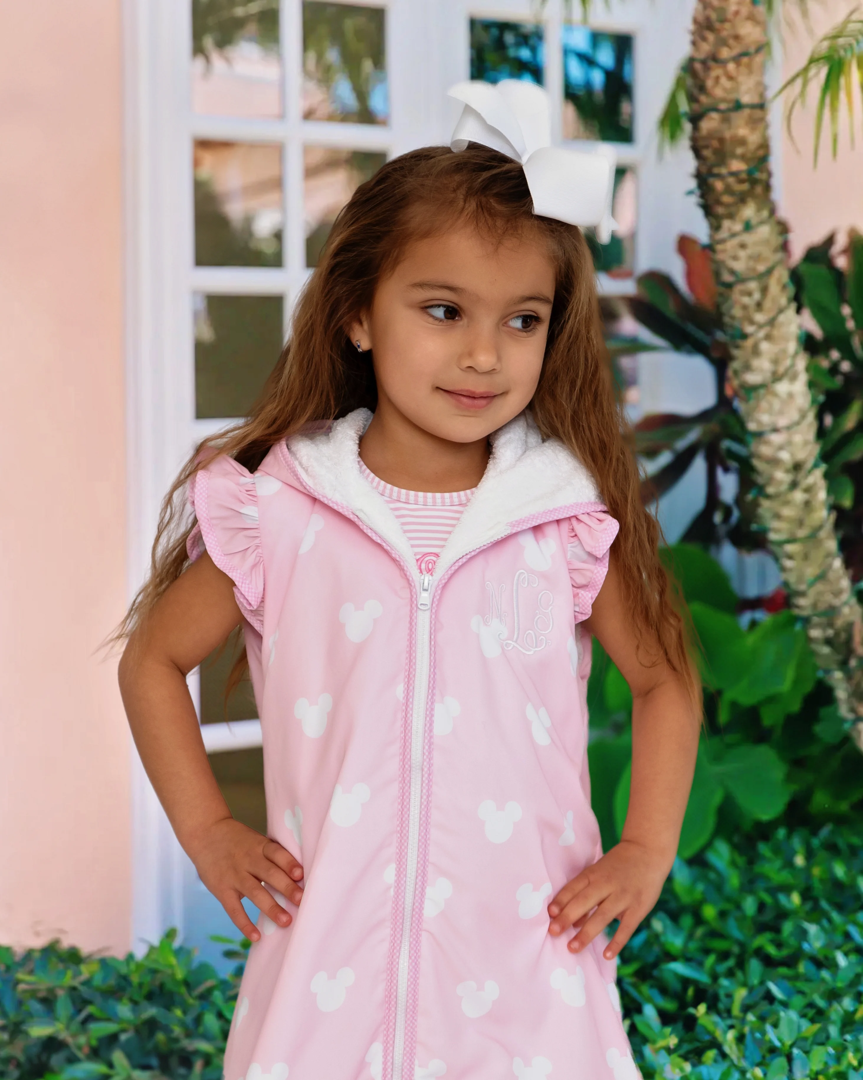 Pink Mouse Ears Print Coverup - Image 4