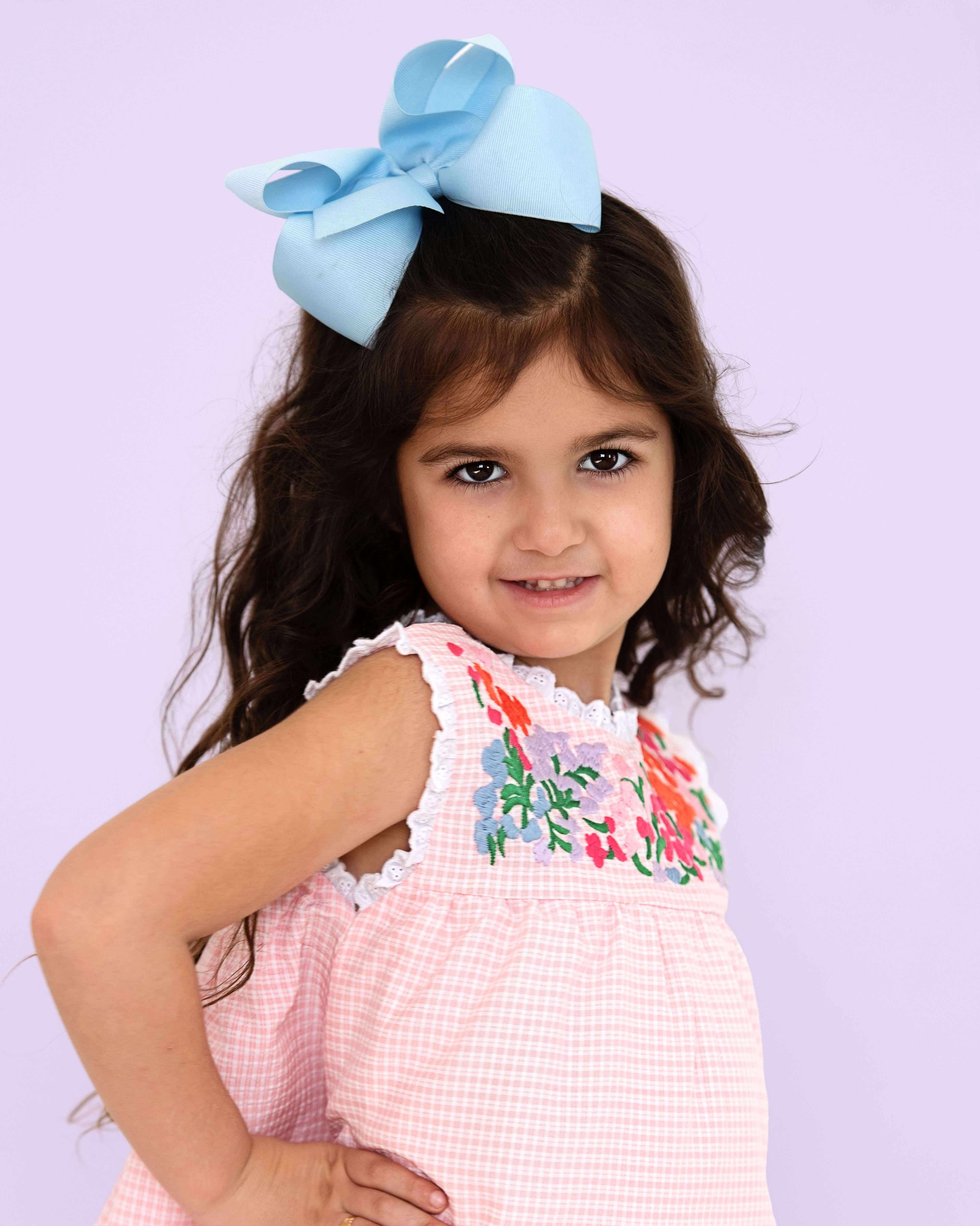 Pink Seersucker Fiesta Dress - Image 2