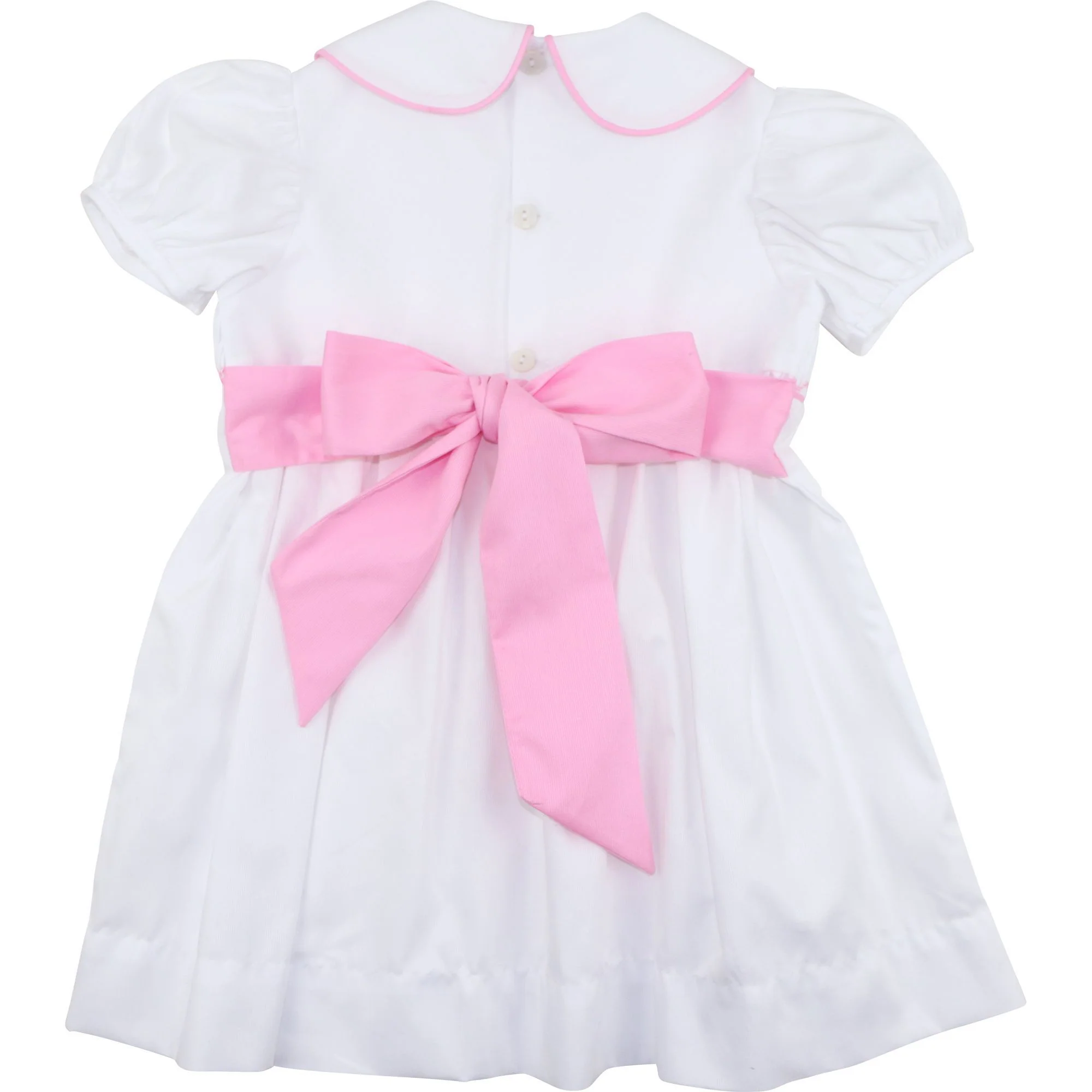 Pink Smocked Cross Dress - Image 2