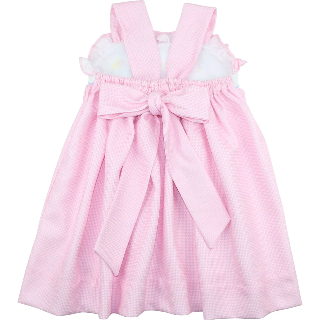 Pink Smocked Sailboats Dress - Image 3