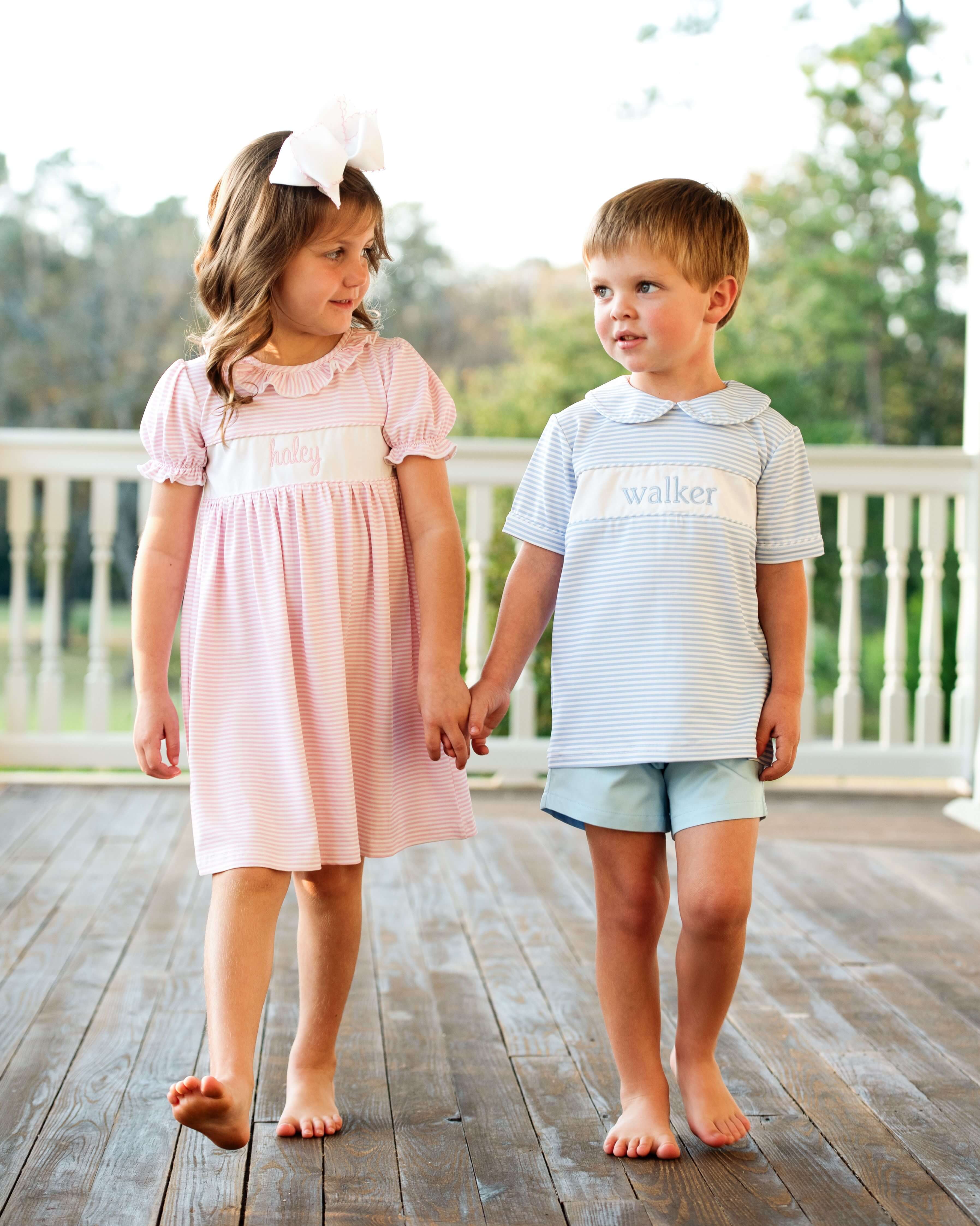 Pink Stripe Knit Dress - Image 2