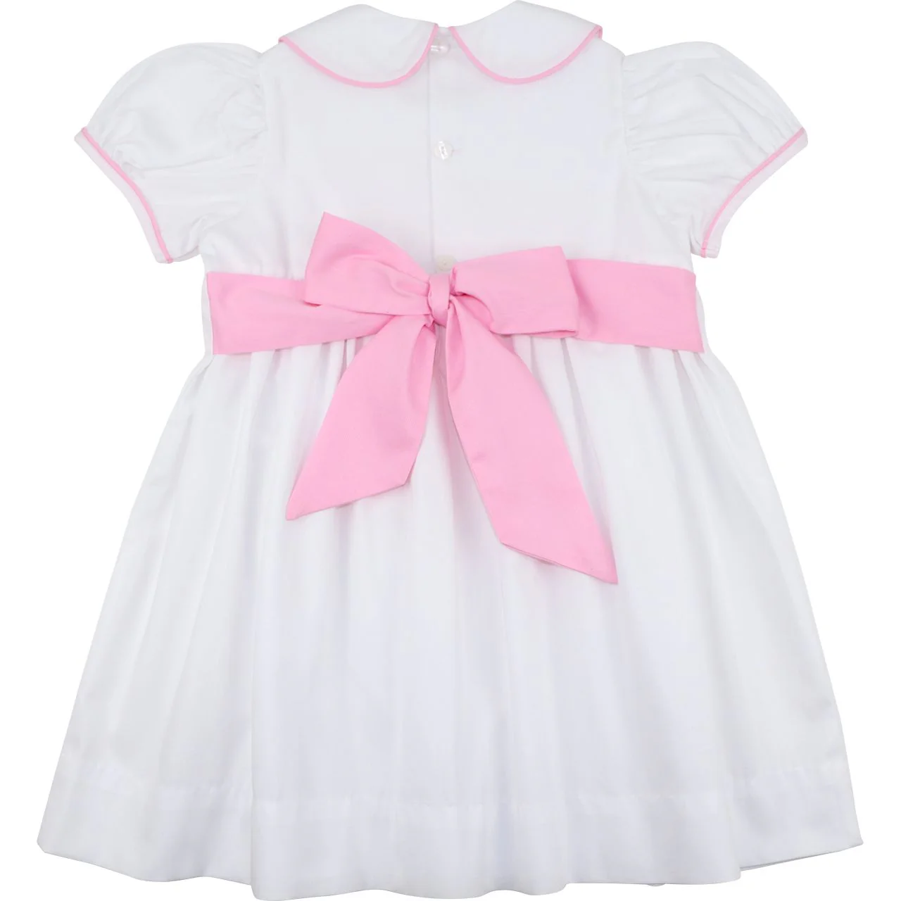 Pique Smocked Bow Dress - Image 2