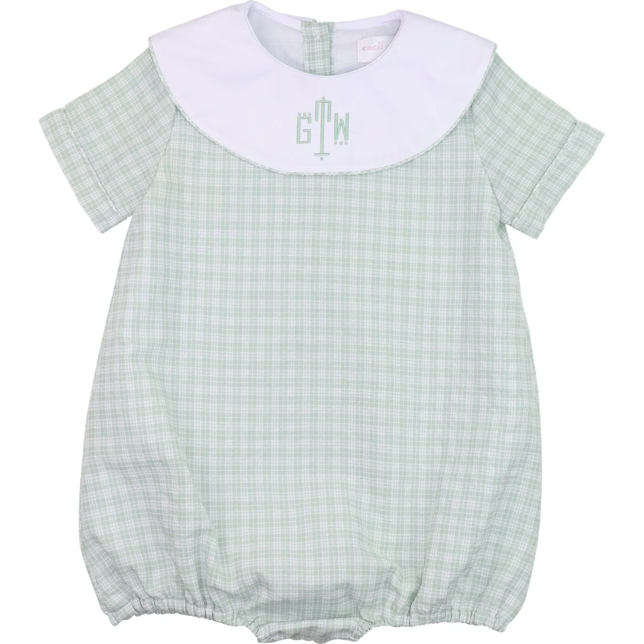 Plaid Seersucker Bubble