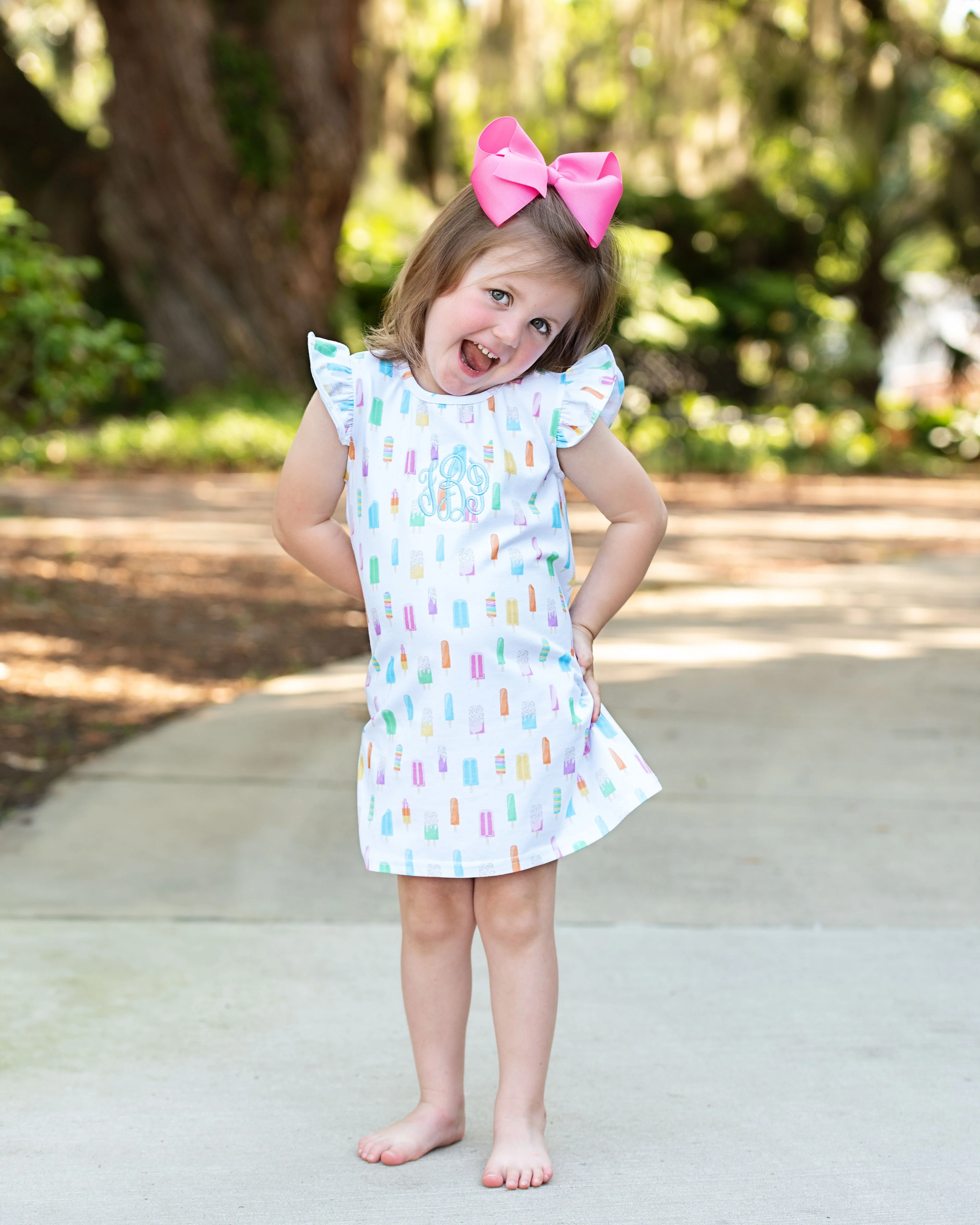 Popsicle Print Knit Dress - Image 2