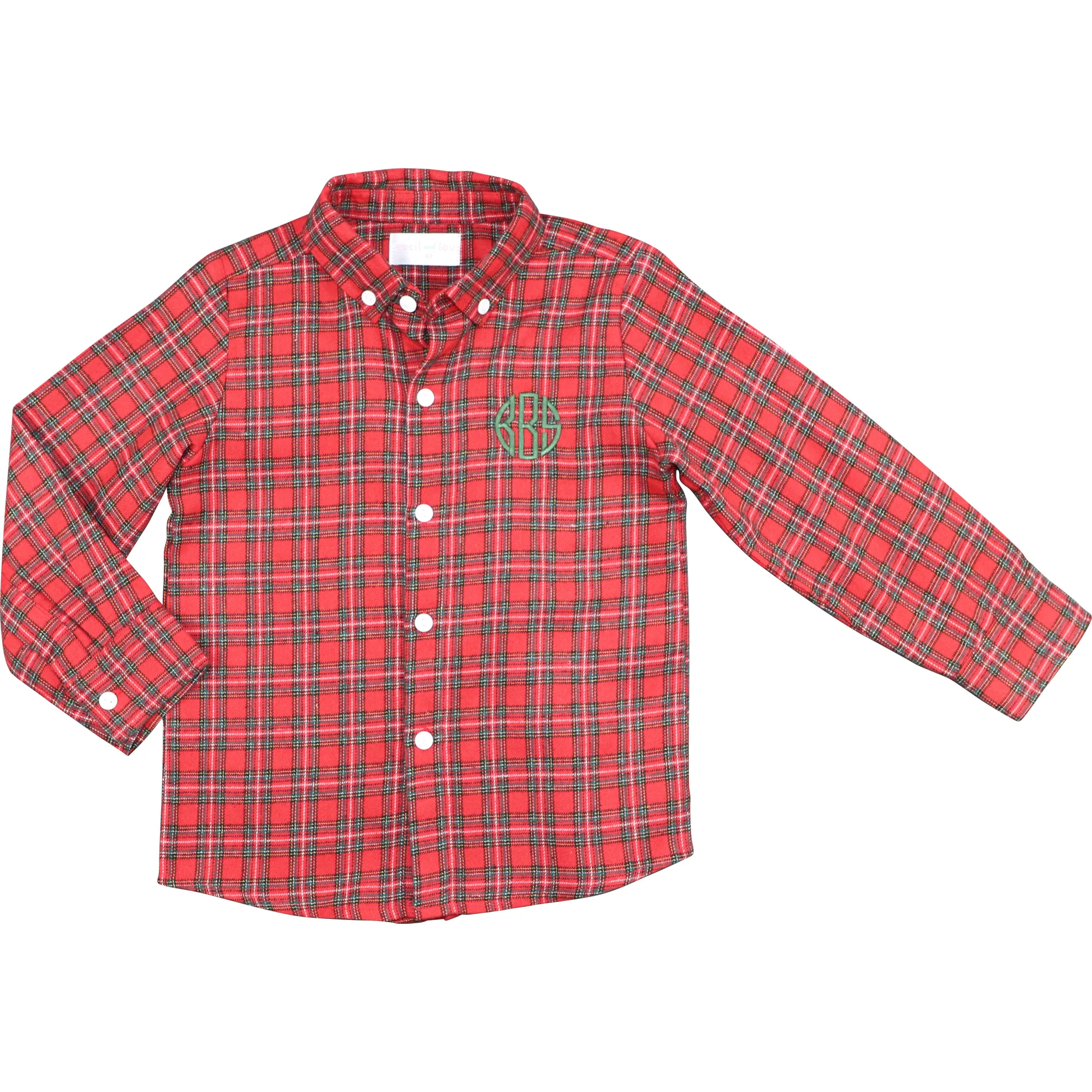 Red Plaid Button Down Shirt
