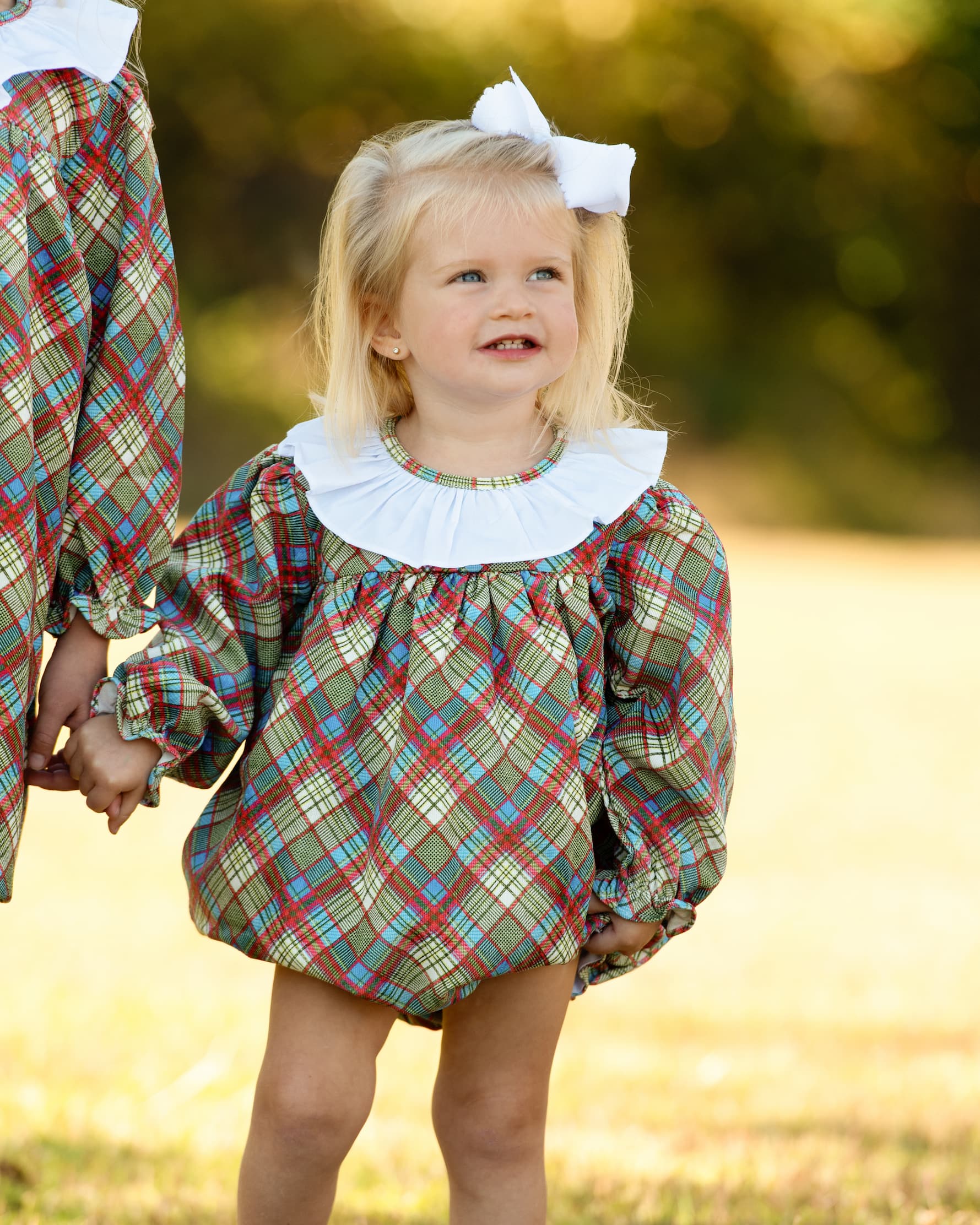 Red Plaid Corduroy Bubble - Image 2