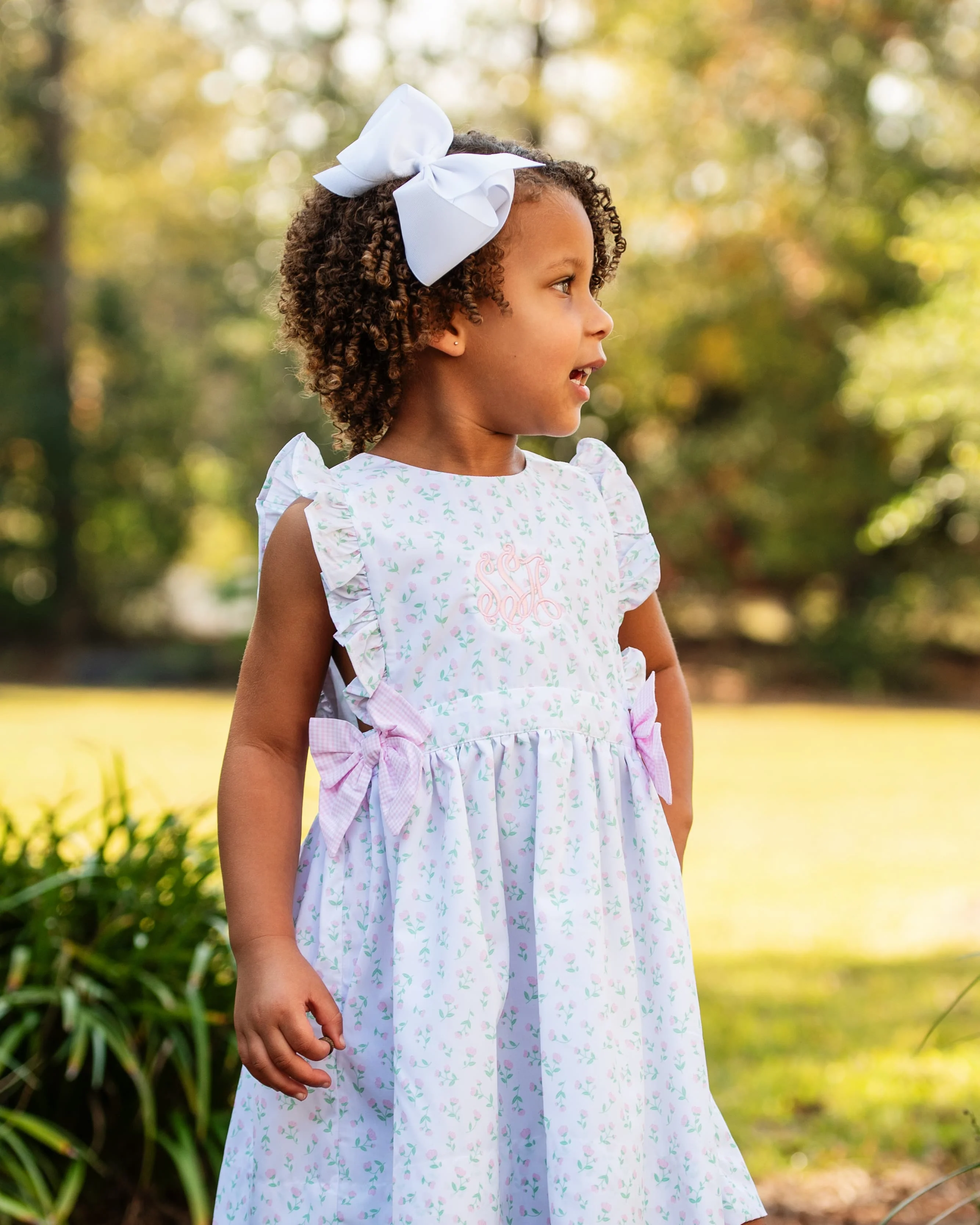 Rosebud Bow Dress - Image 2