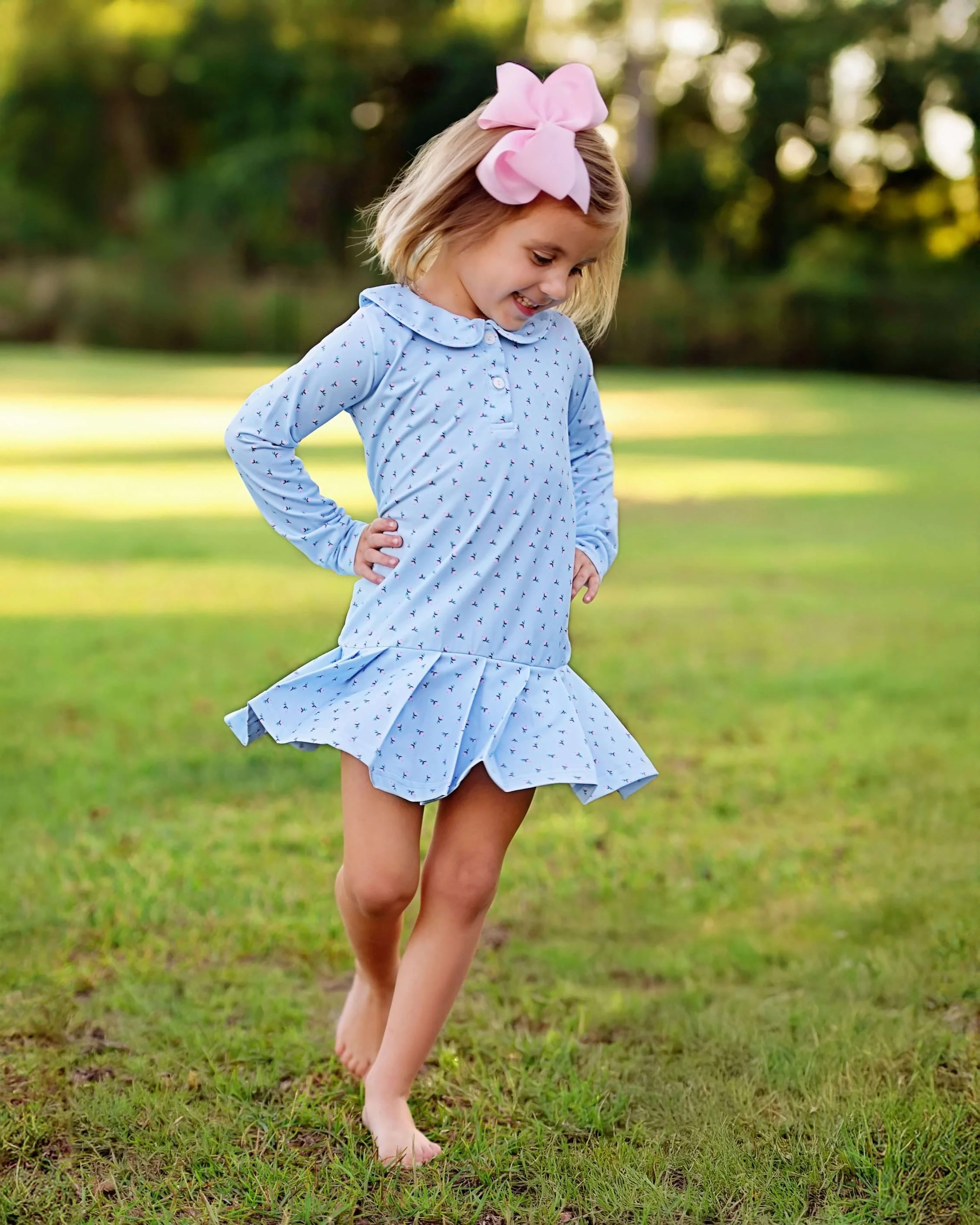 Rosebud Knit Tennis Dress - Image 2