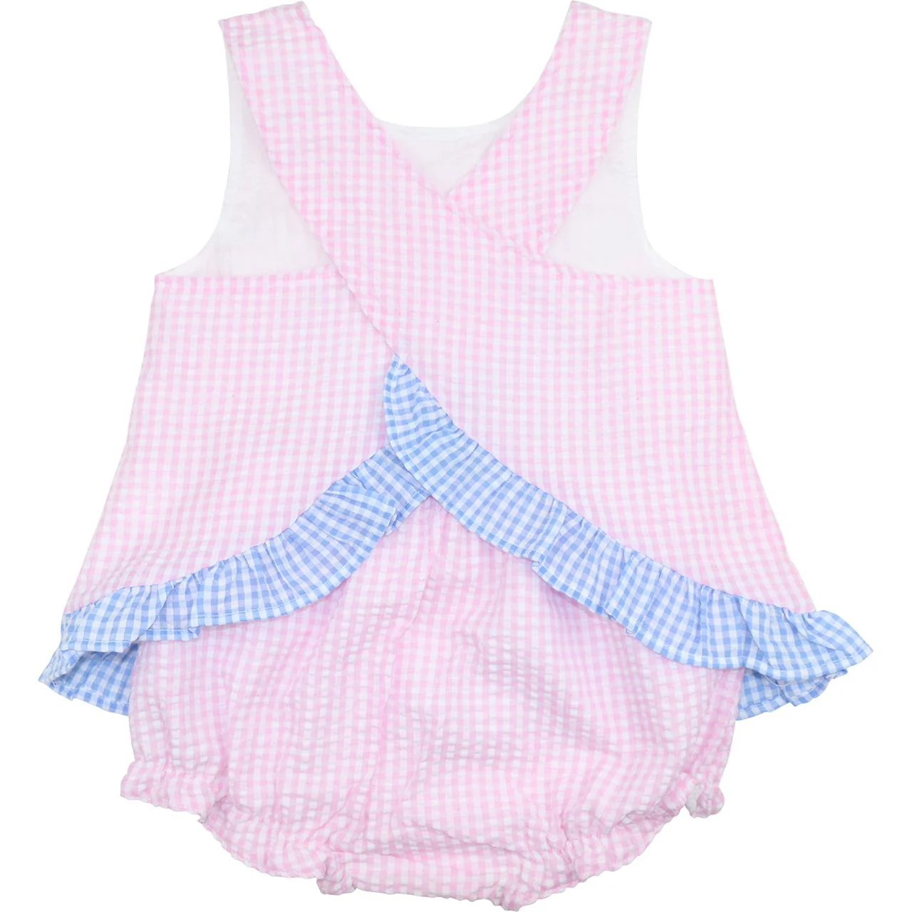 Seersucker Mouse Ears Diaper Set - Image 2