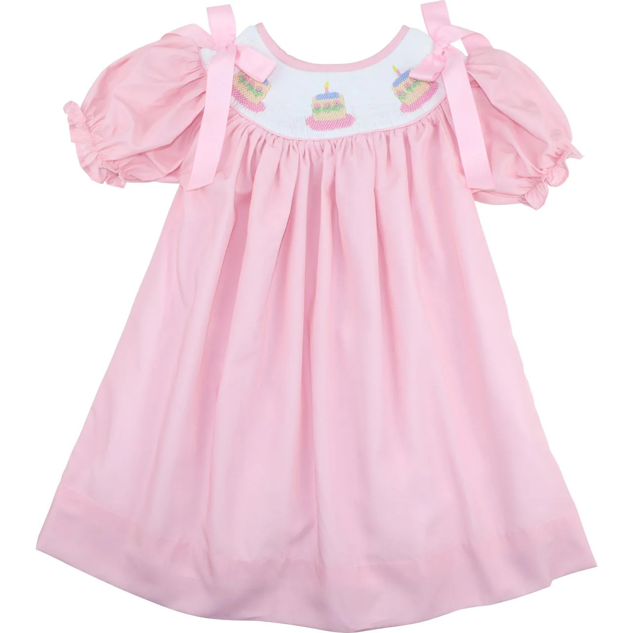 Smocked Birthday Cake Dress
