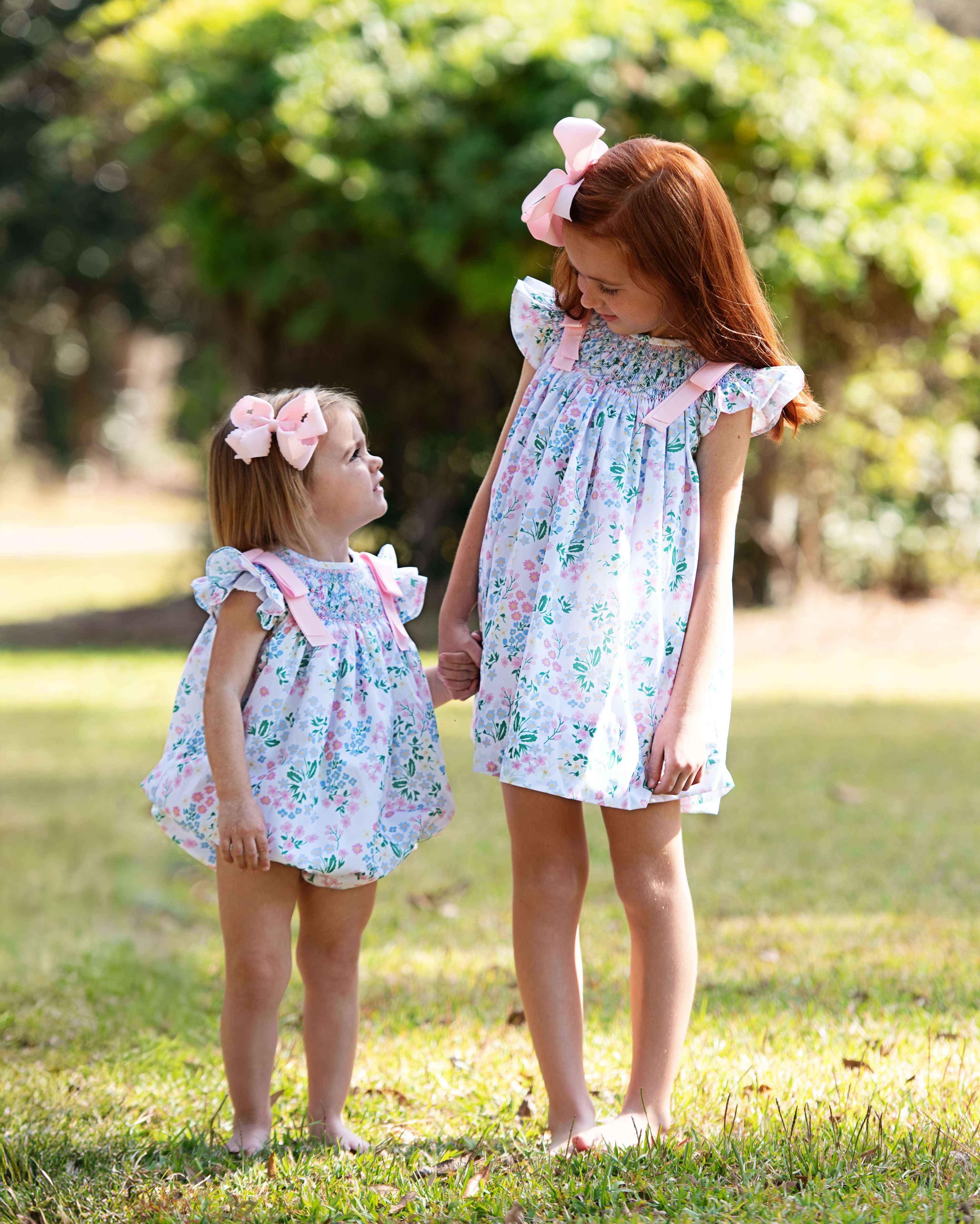 Smocked Floral Dress - Image 3