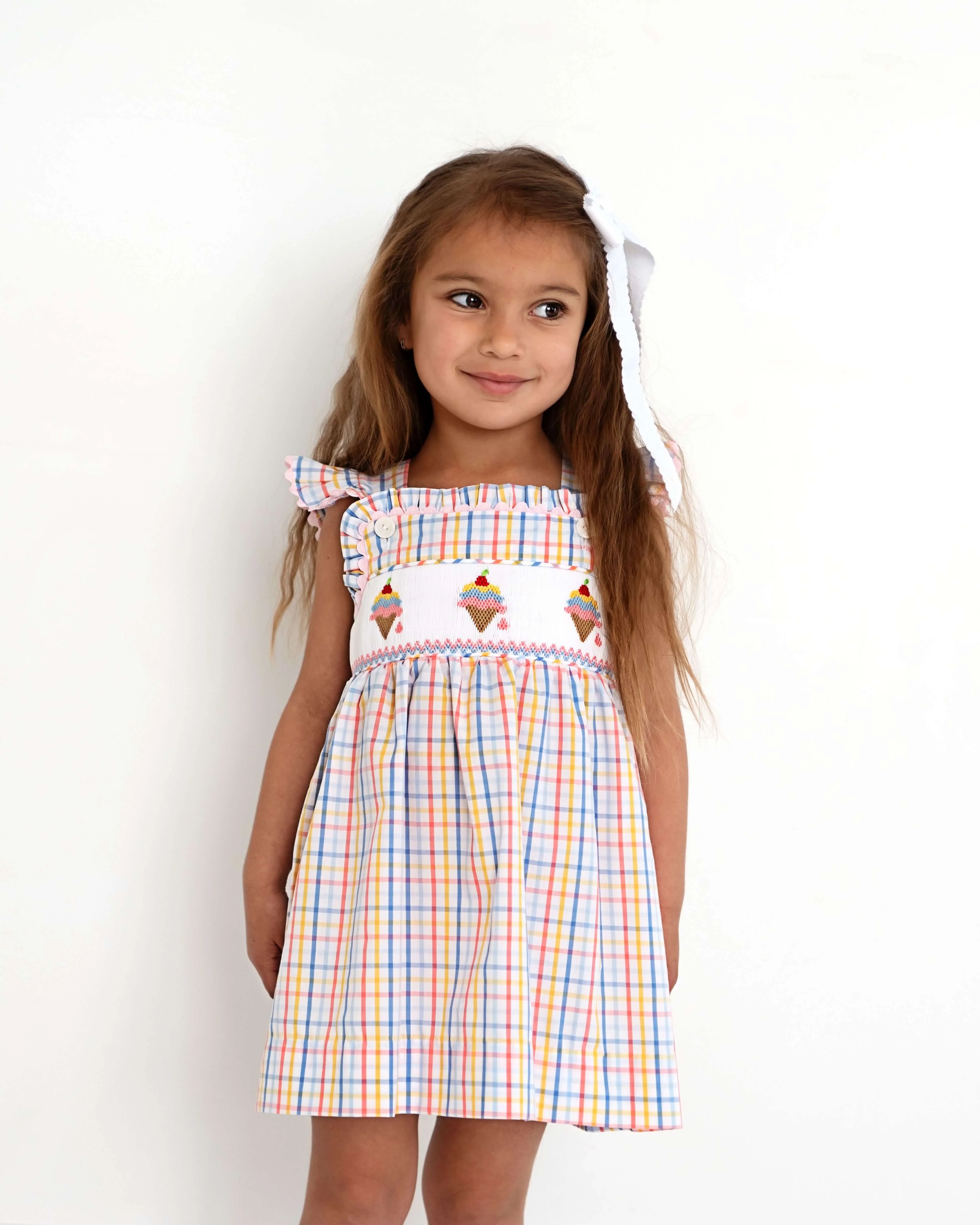 Smocked Ice Cream Dress - Image 2