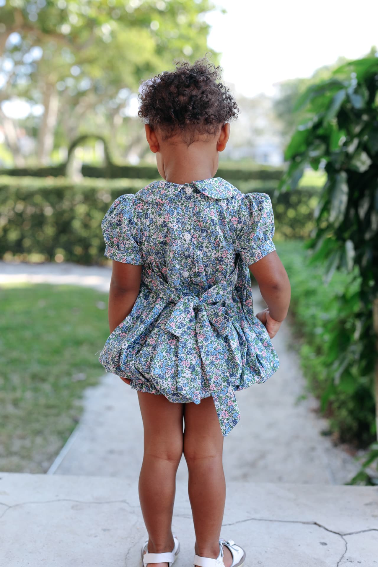 Smocked Liberty Floral Bubble - Image 3