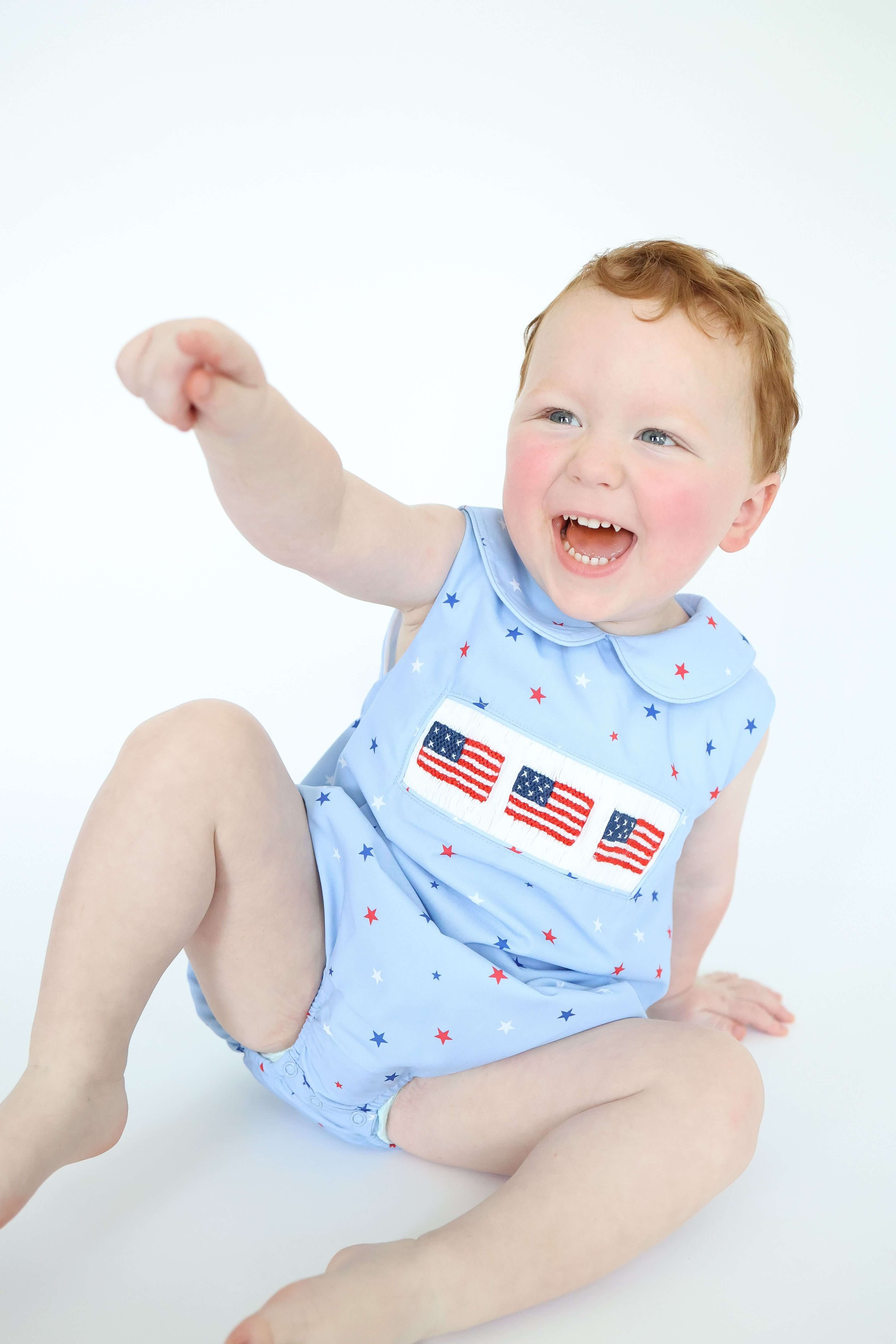 Smocked Stars And Flags Bubble - Image 2