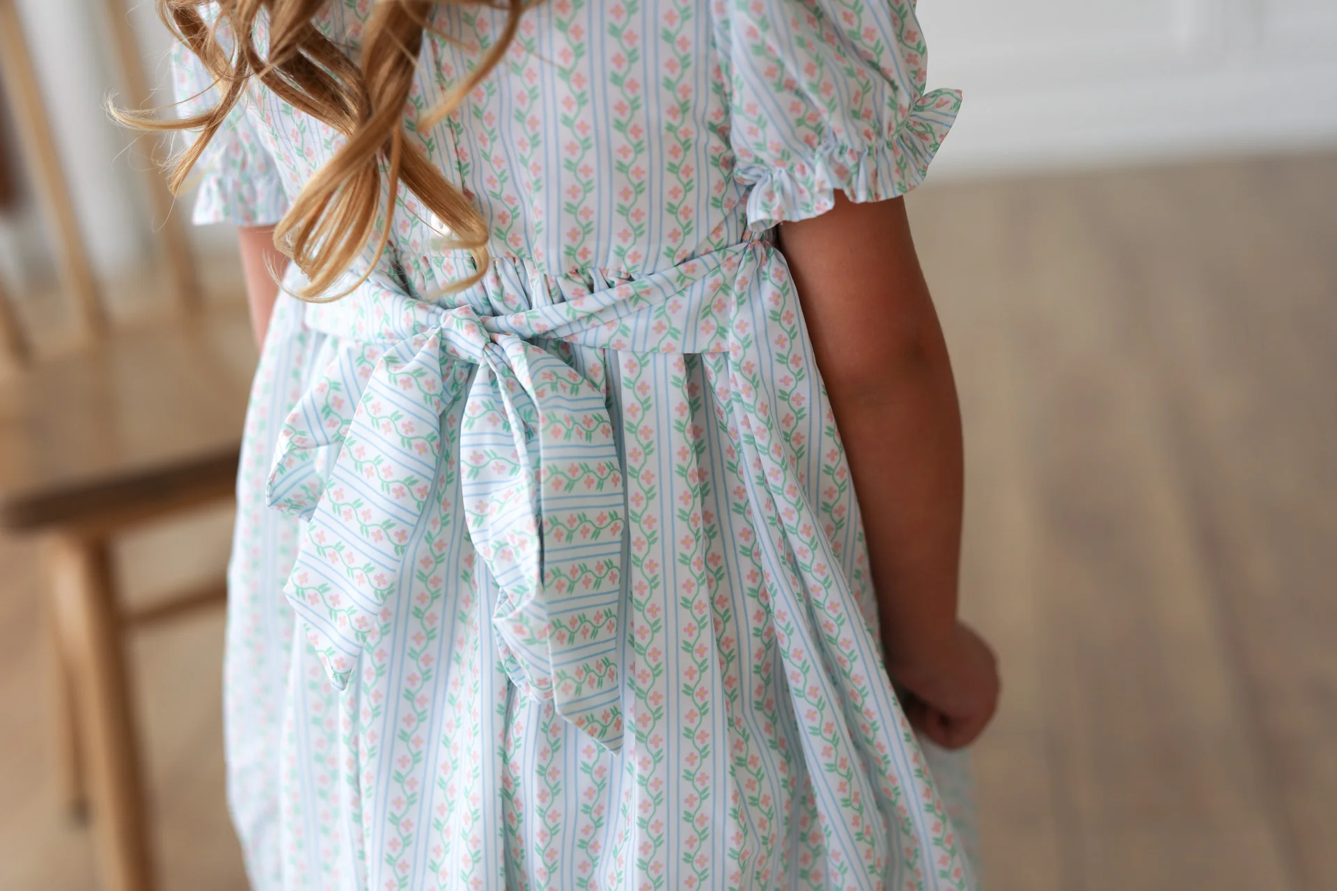 Smocked Vintage Floral Dress - Image 3