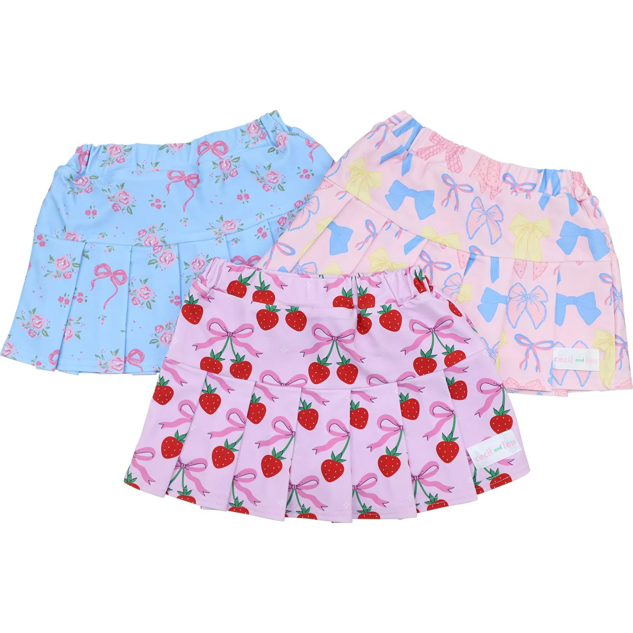 Strawberries And Bows Tennis Skirt - Image 2