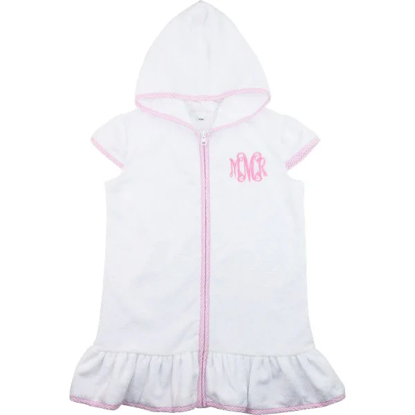 White And Pink Terry Coverup