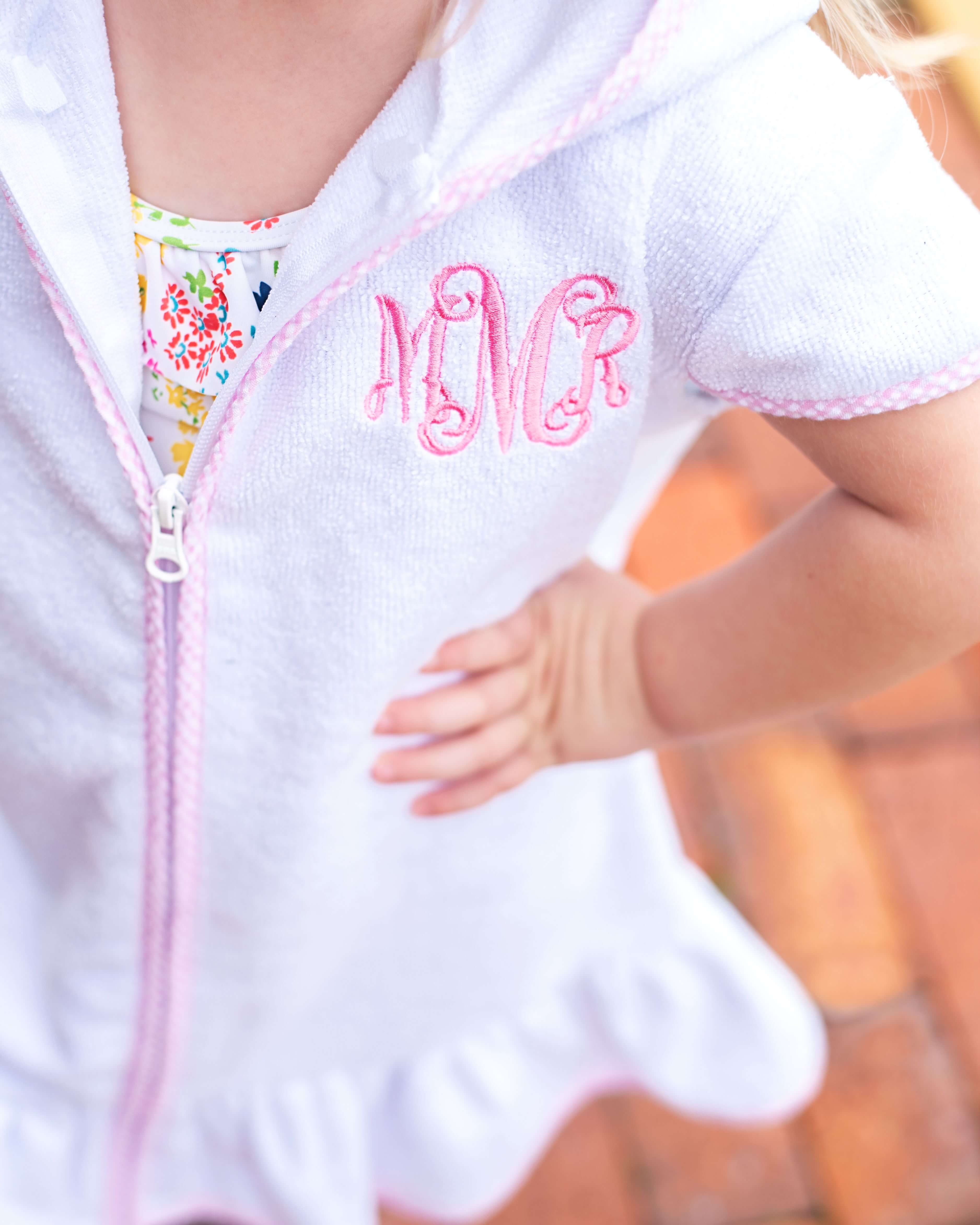 White And Pink Terry Coverup - Image 3