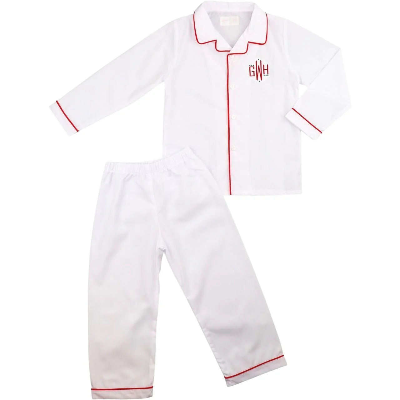 White And Red Pajamas