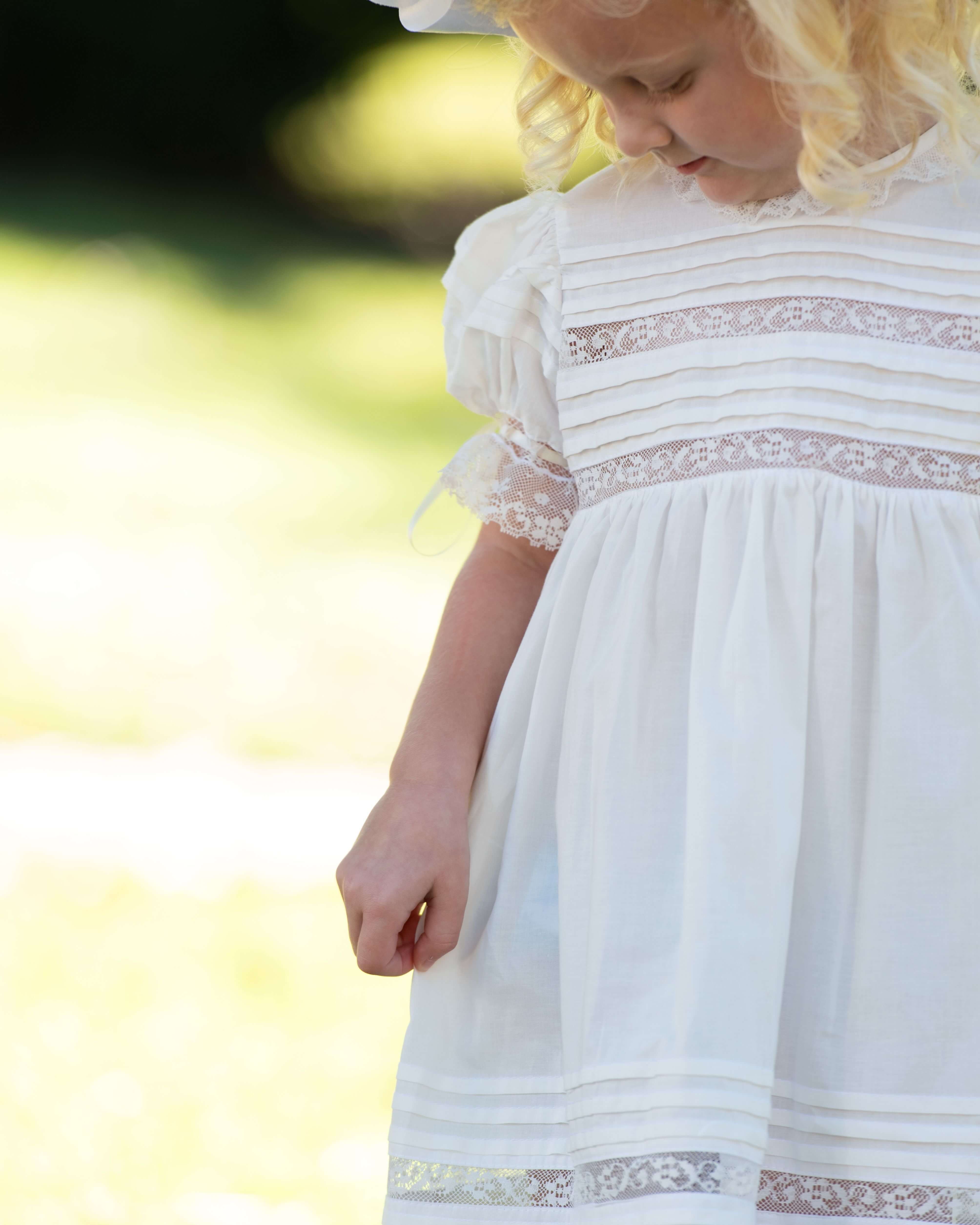 White Lace Heirloom Dress - Image 2